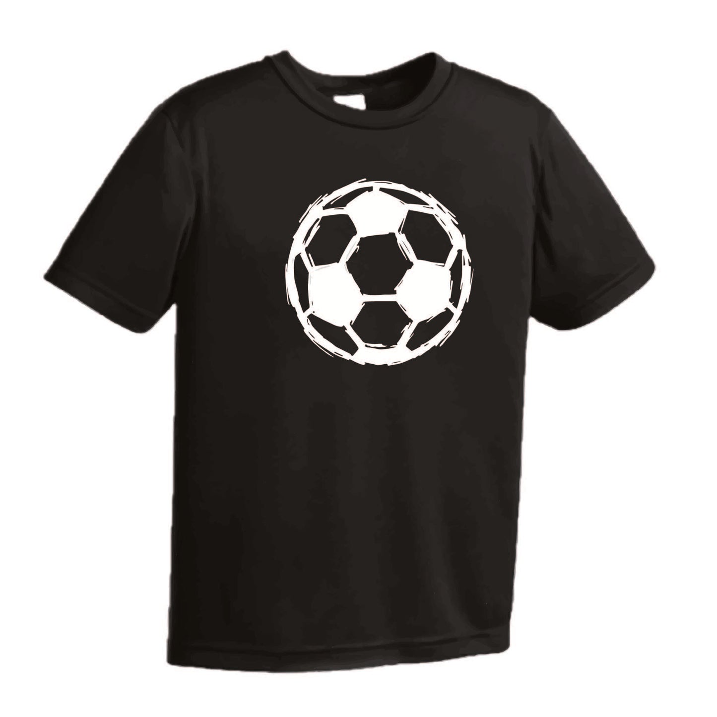 Soccer Sketched | Men's Short Sleeve Soccer T-Shirt | 100% Polyester