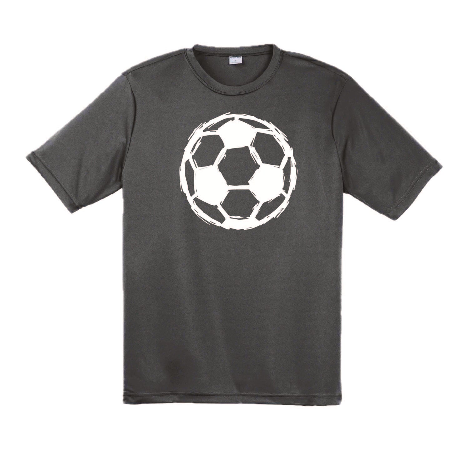 Soccer Sketched | Men's Short Sleeve Soccer T-Shirt | 100% Polyester