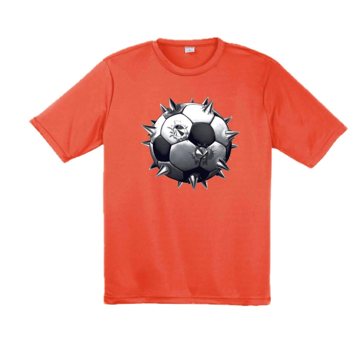 Soccer Spiked | Men's Short Sleeve Soccer T-Shirt | 100% Polyester