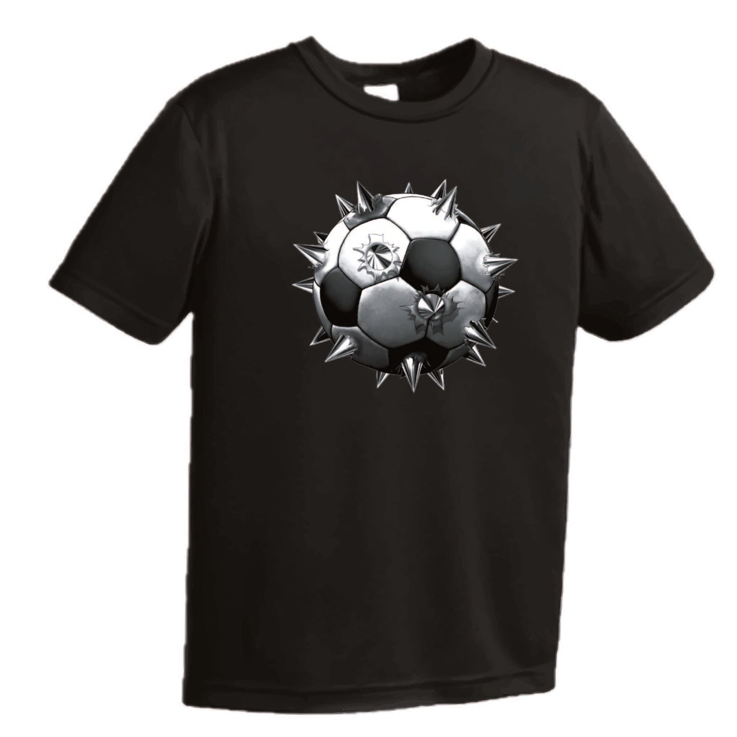 Soccer Spiked | Youth Short Sleeve Soccer T-Shirts | 100% Polyester