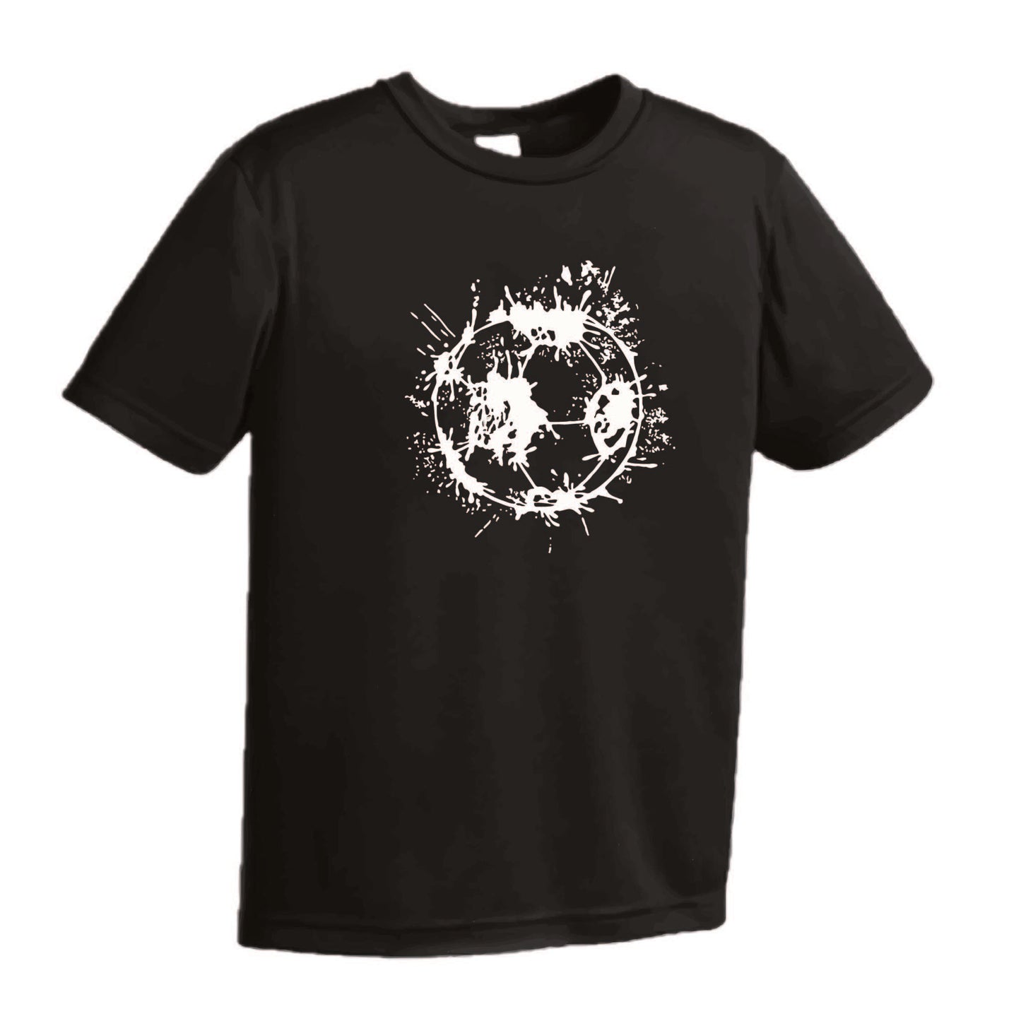 Soccer Splatter | Men's Short Sleeve Soccer T-Shirt | 100% Polyester