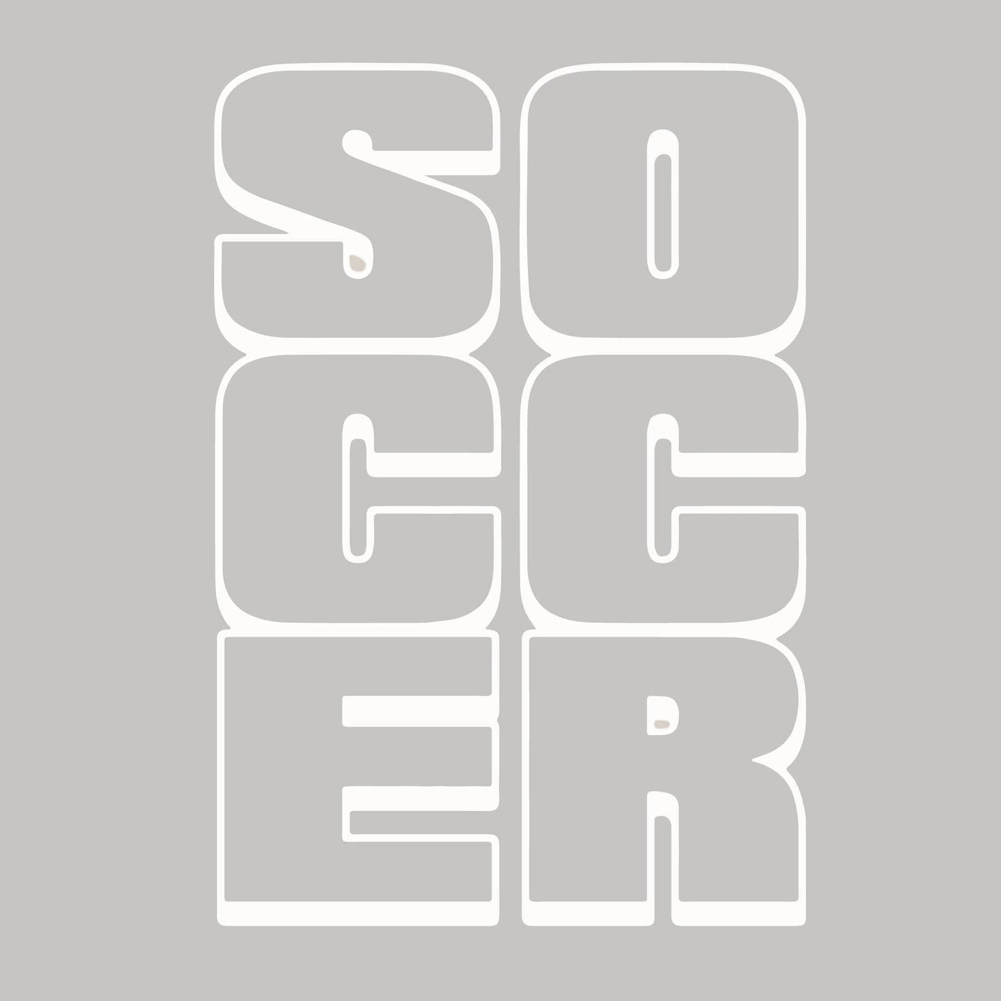 Soccer Stacked | Men's Short Sleeve Soccer T-Shirt | 100% Polyester