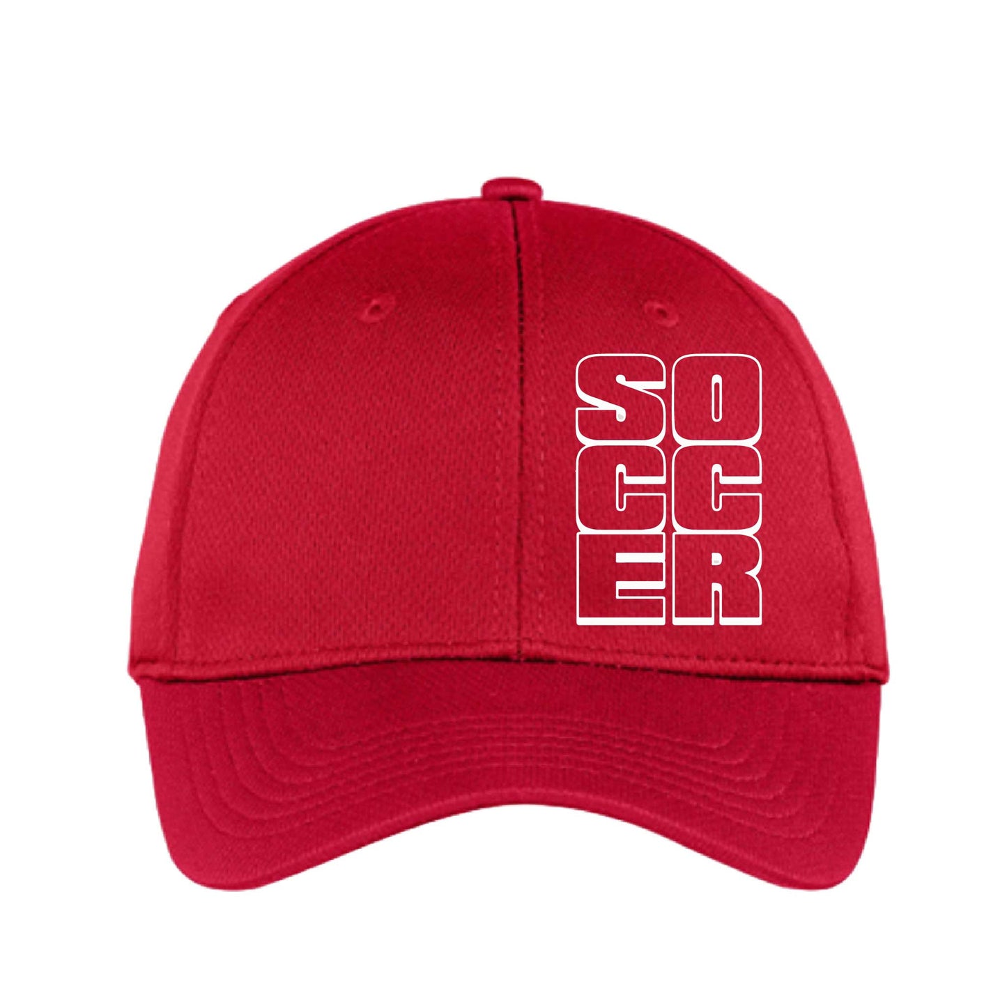 Soccer Stacked | Soccer Hat | Moisture-Wicking 100% Polyester