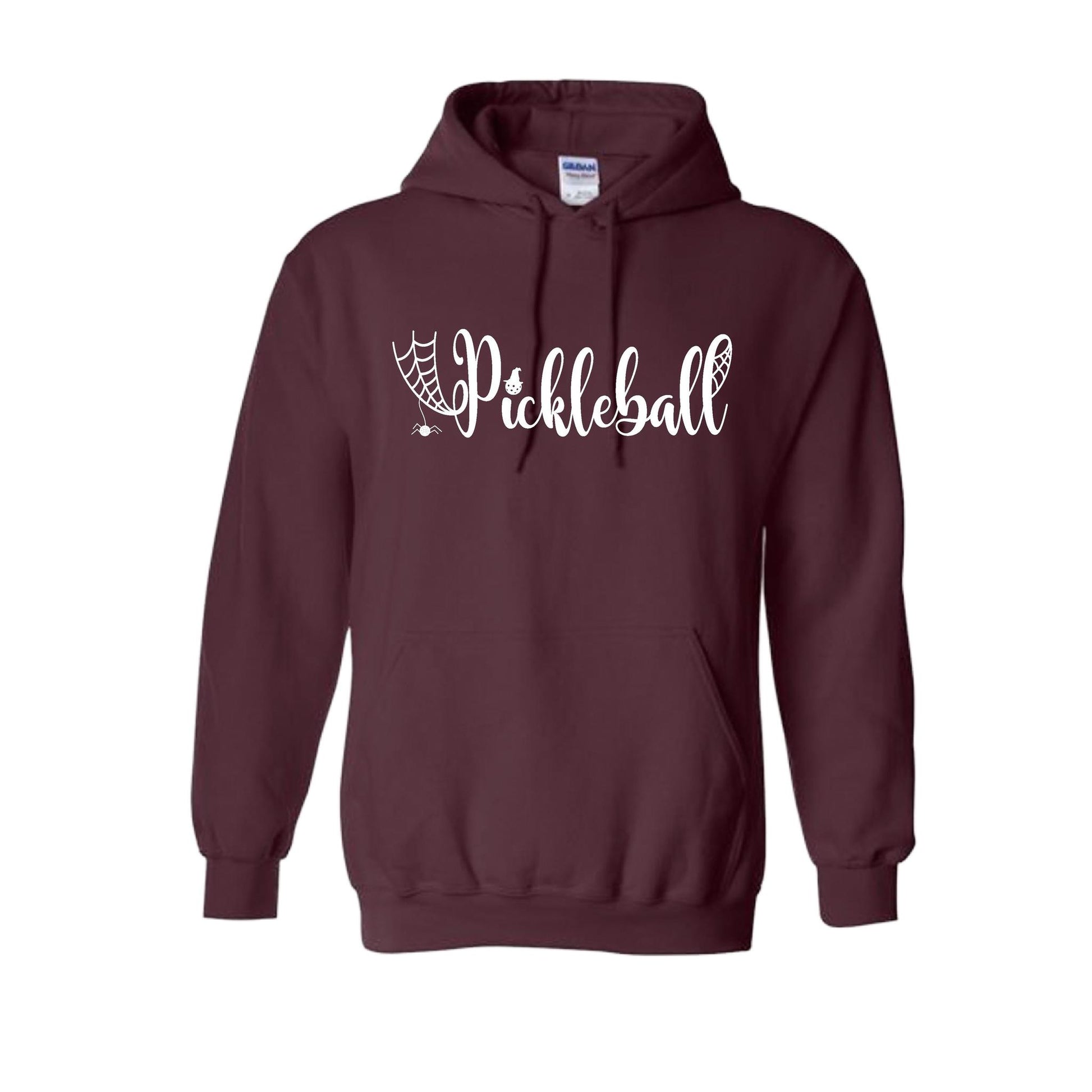 Spider Pickleball | Unisex Hoodie Athletic Sweatshirt | 50% Cotton/50% Polyester