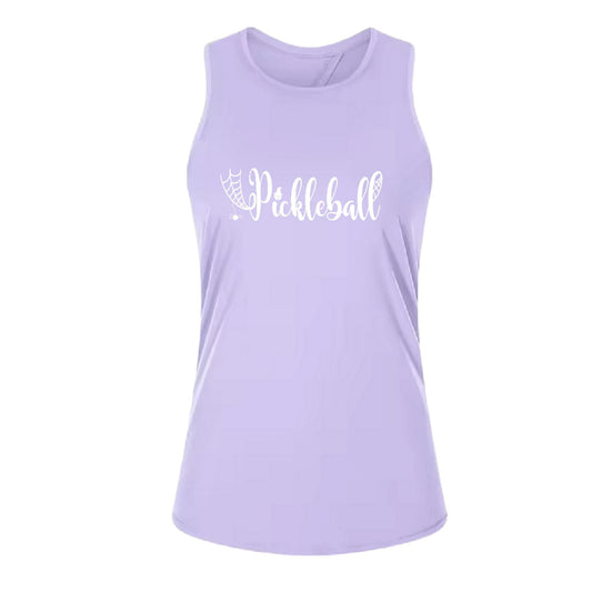 Spider Pickleball | Women's Split Back or Tied Back Pickleball Performance Tank | 80/20 Nylon Spandex Mix