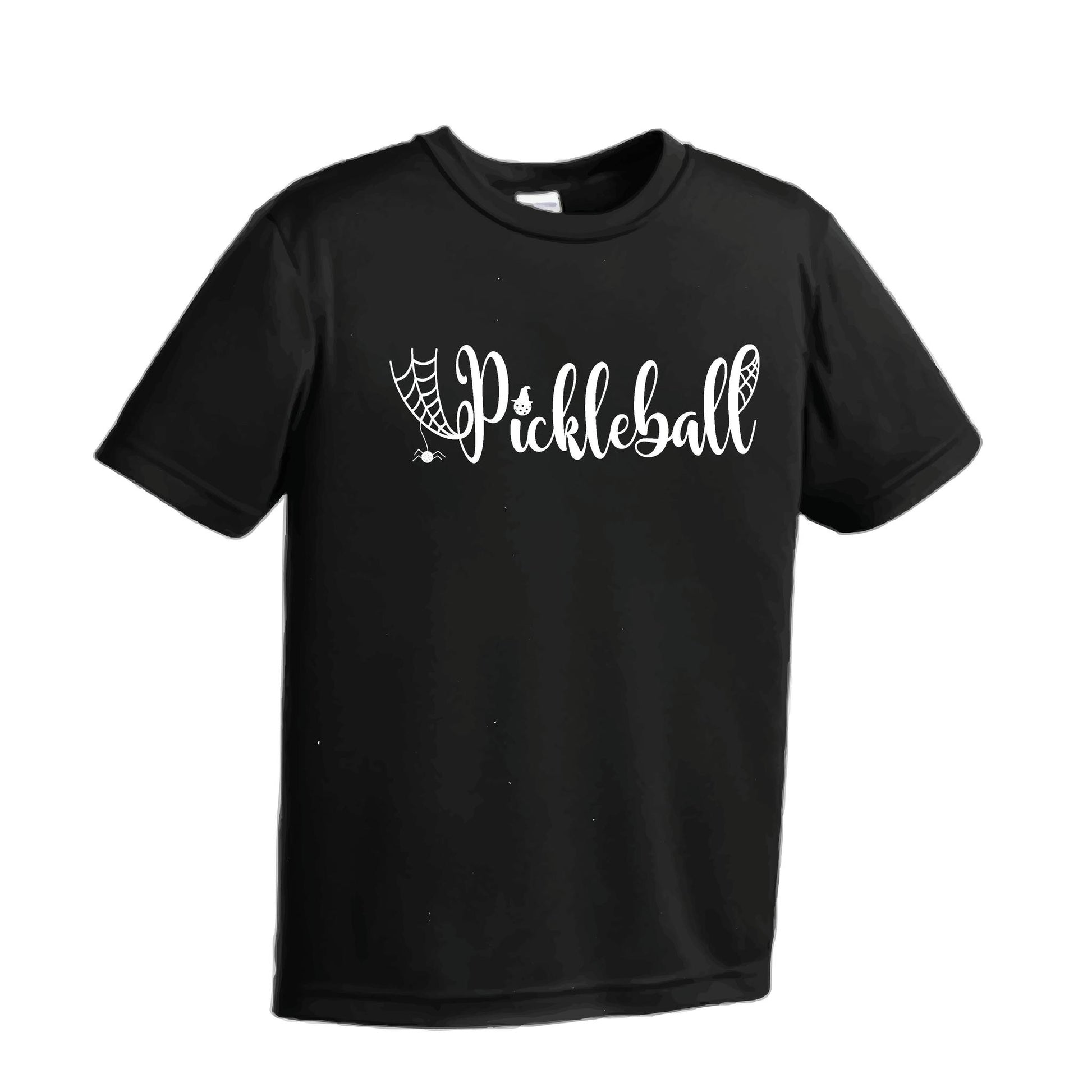 Spider Pickleball | Youth Short Sleeve Pickleball Performance T-Shirts | 100% Polyester