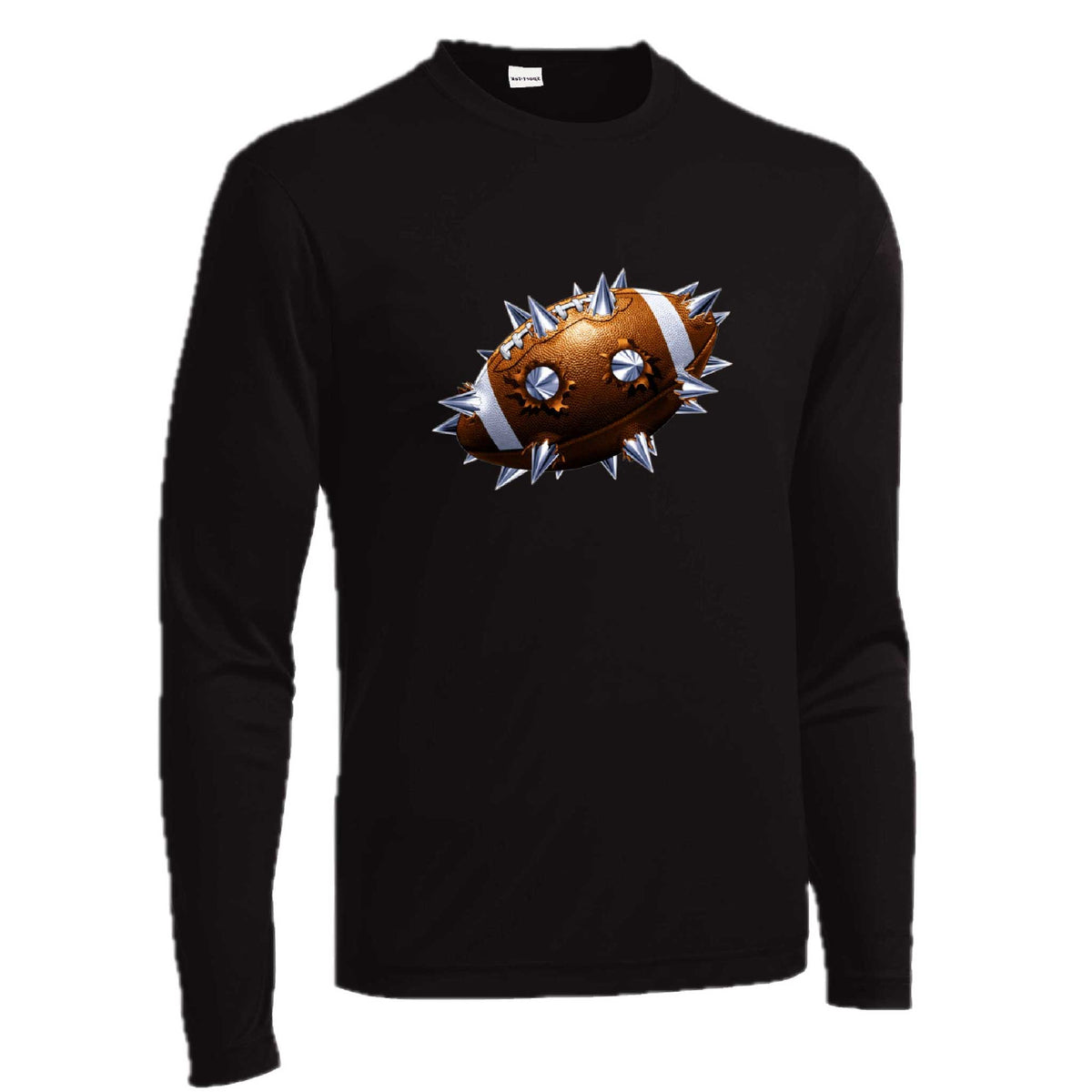 Spiked Football | Men's Long Sleeve Football Shirt | 100% Polyester