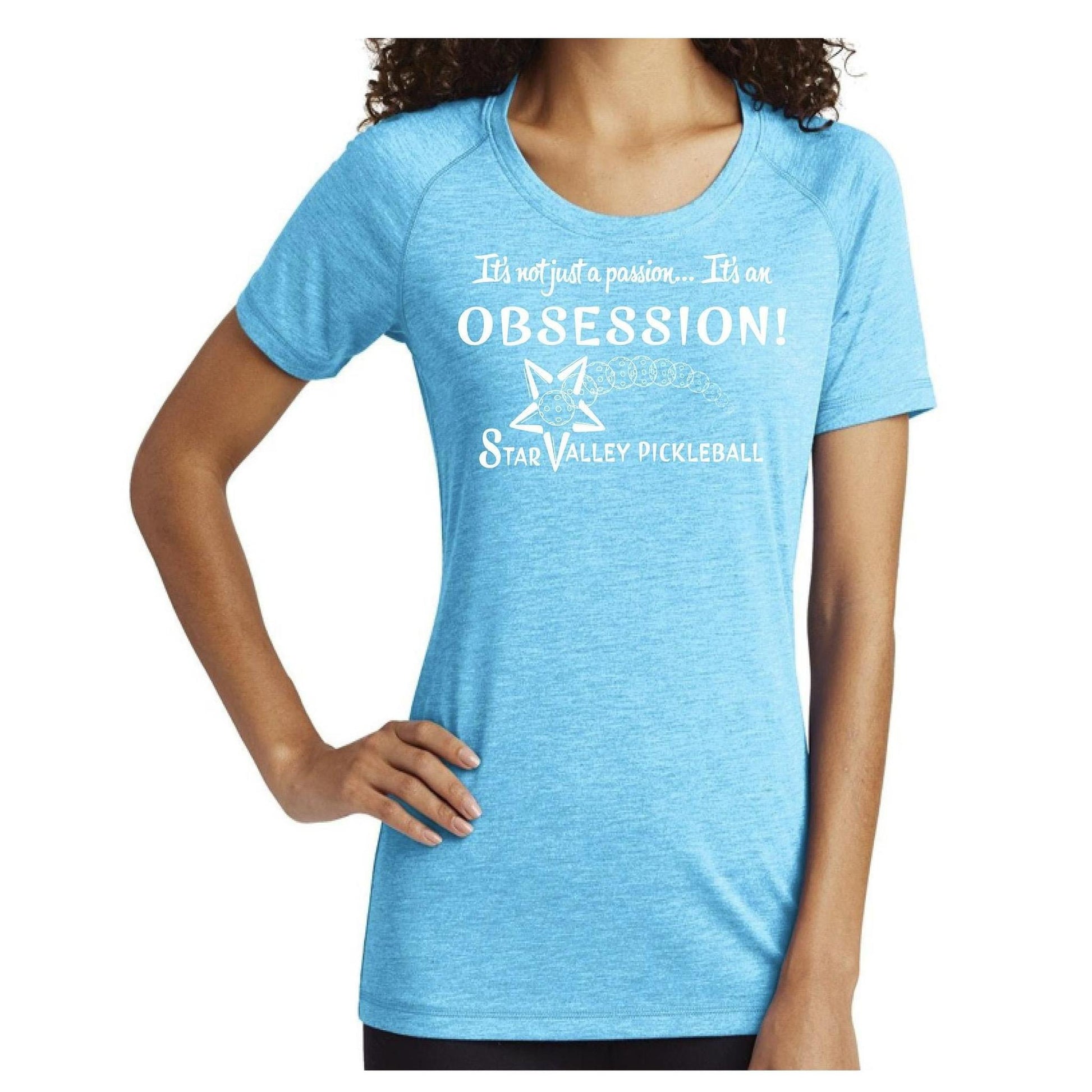 Star Valley Pickleball Tournament | Clearance Women's Short Sleeve Pickleball Performance T-Shirt | 50/25/25 Poly/Cotton/Rayon
