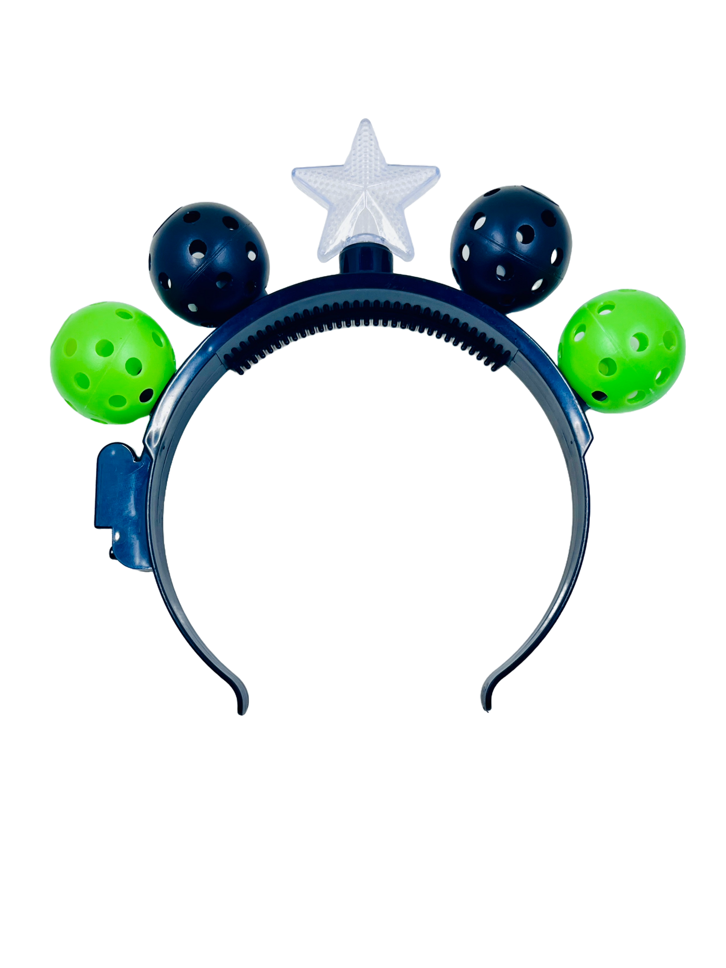 Mini Pickleball Star Headband With Flashing Lights | Fun Pickleball Gifts