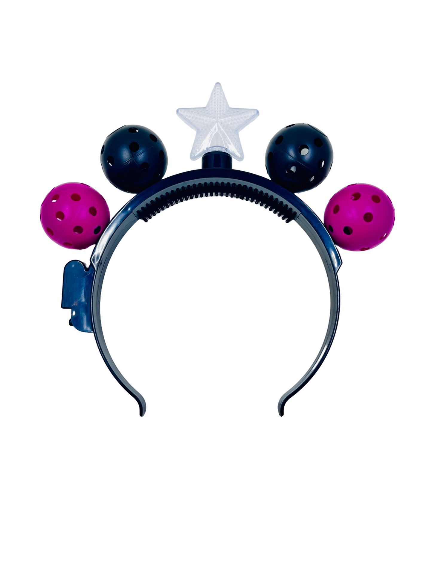 Mini Pickleball Star Headband With Flashing Lights | Fun Pickleball Gifts