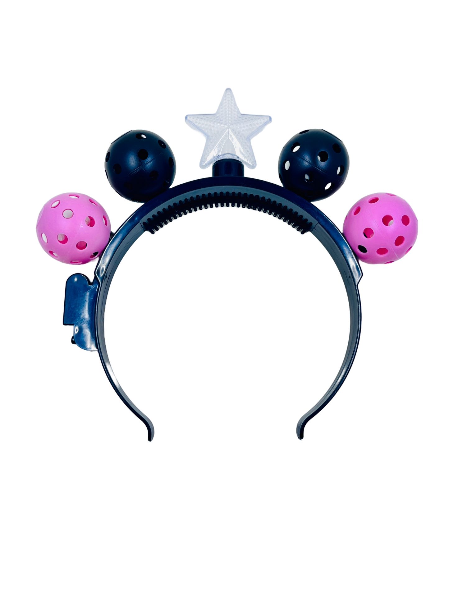 Mini Pickleball Star Headband With Flashing Lights | Fun Pickleball Gifts