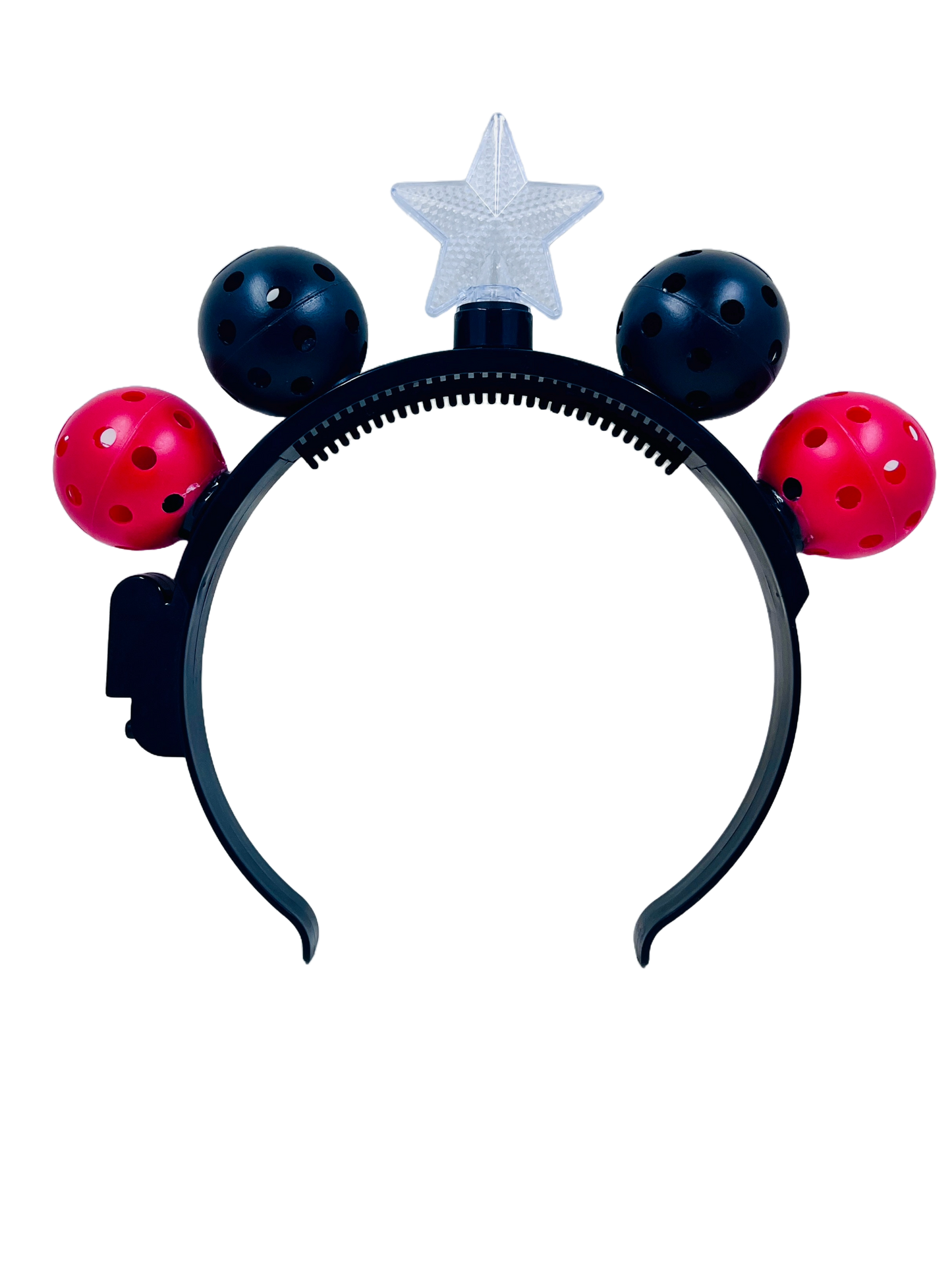 Mini Pickleball Star Headband With Flashing Lights | Fun Pickleball Gifts