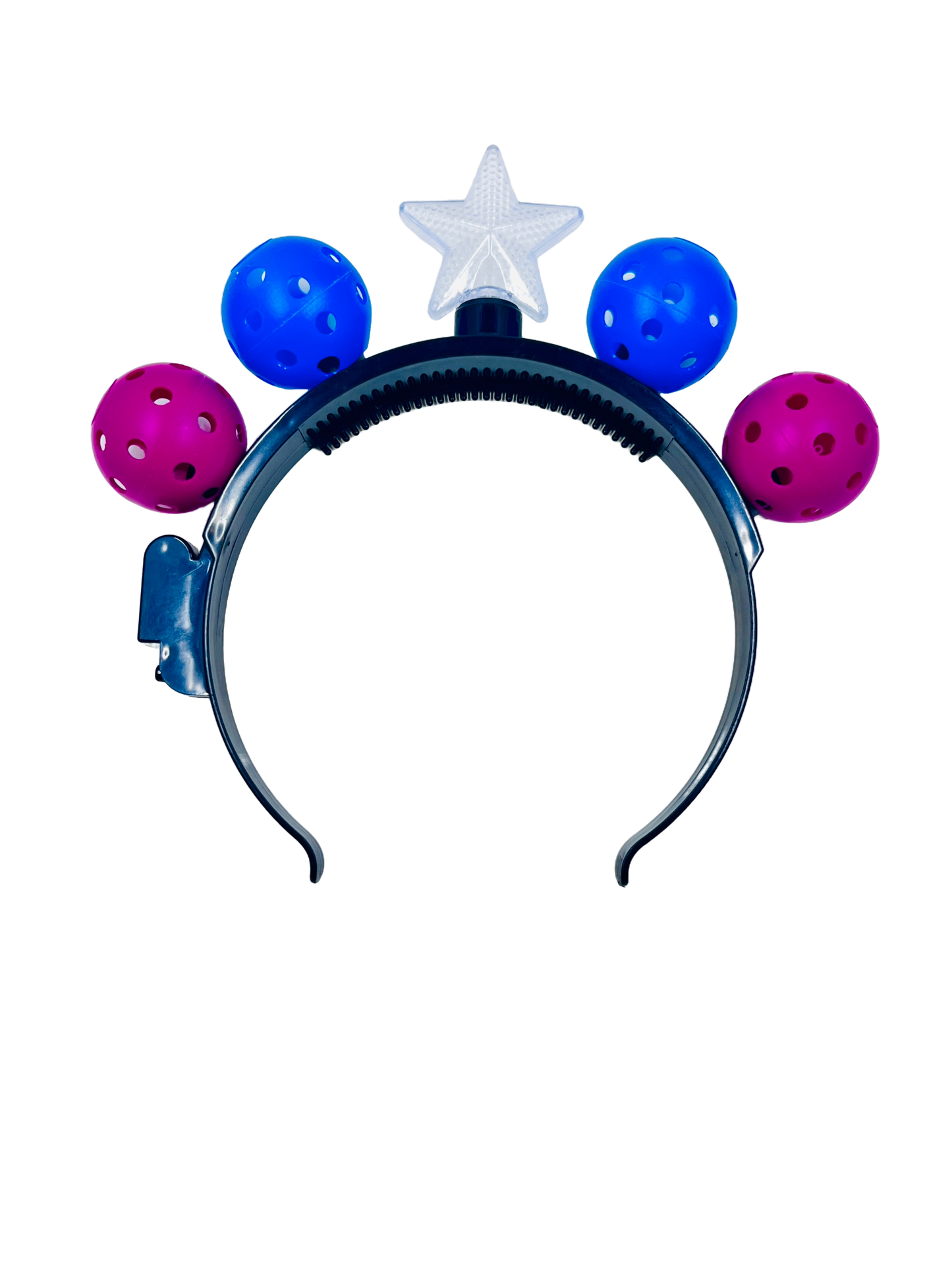 Mini Pickleball Star Headband With Flashing Lights | Fun Pickleball Gifts