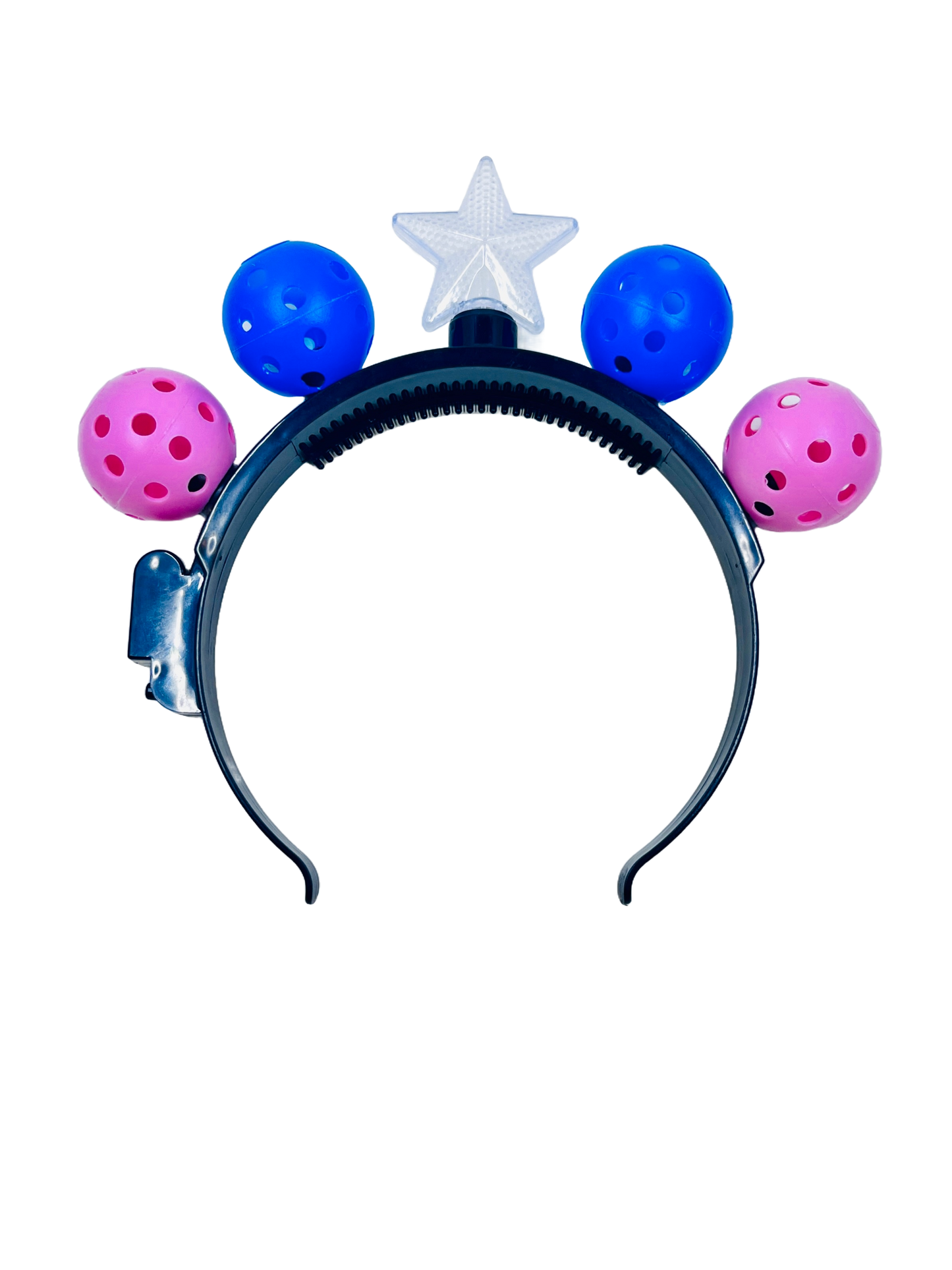 Mini Pickleball Star Headband With Flashing Lights | Fun Pickleball Gifts