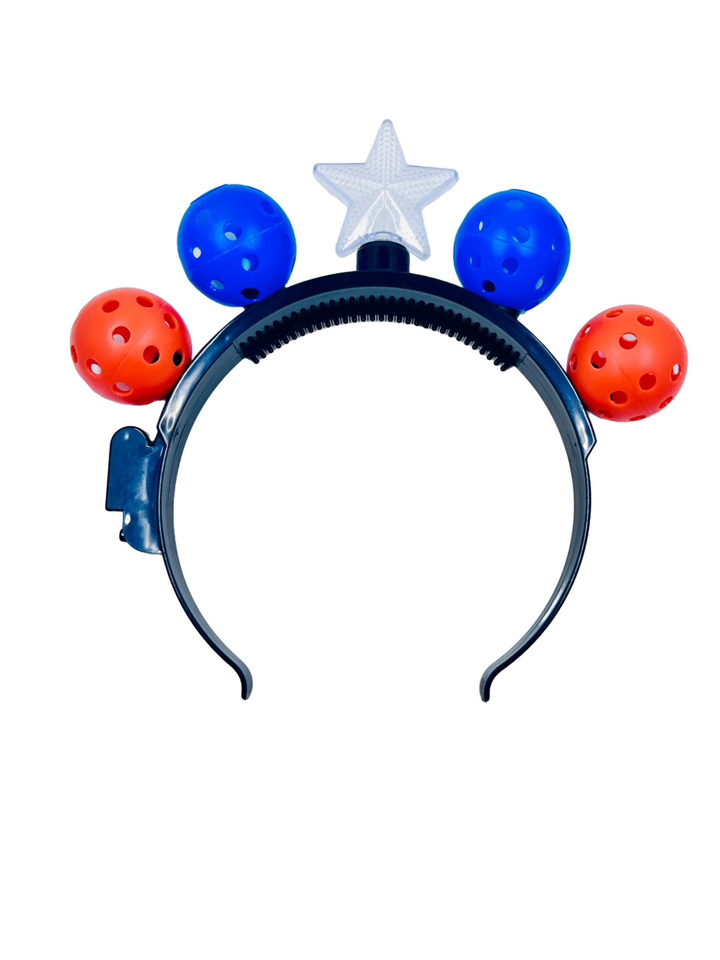 Mini Pickleball Star Headband With Flashing Lights | Fun Pickleball Gifts