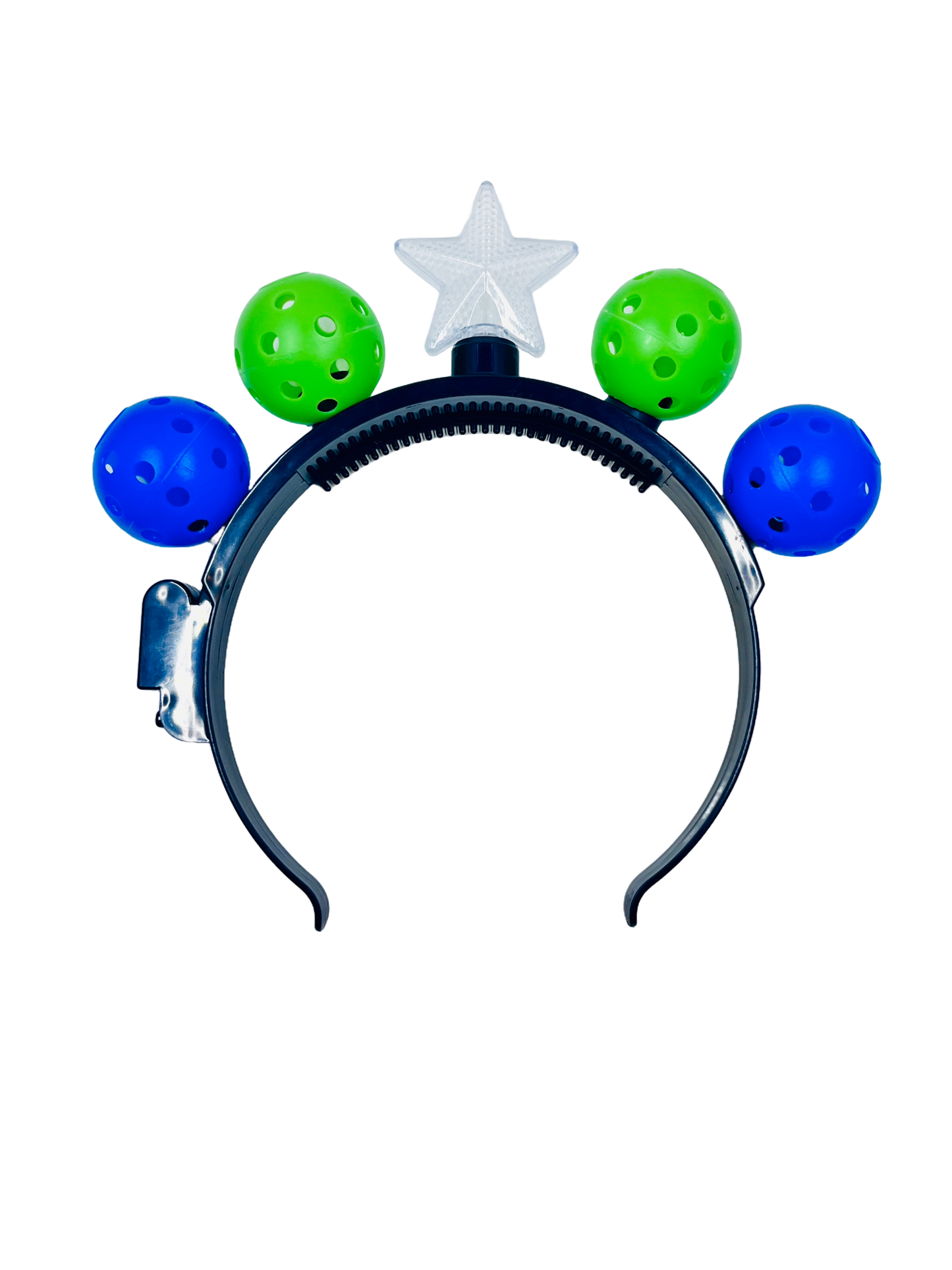 Mini Pickleball Star Headband With Flashing Lights | Fun Pickleball Gifts