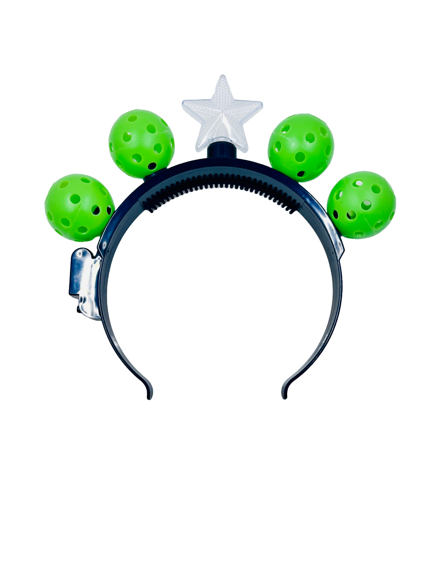 Mini Pickleball Star Headband With Flashing Lights | Fun Pickleball Gifts