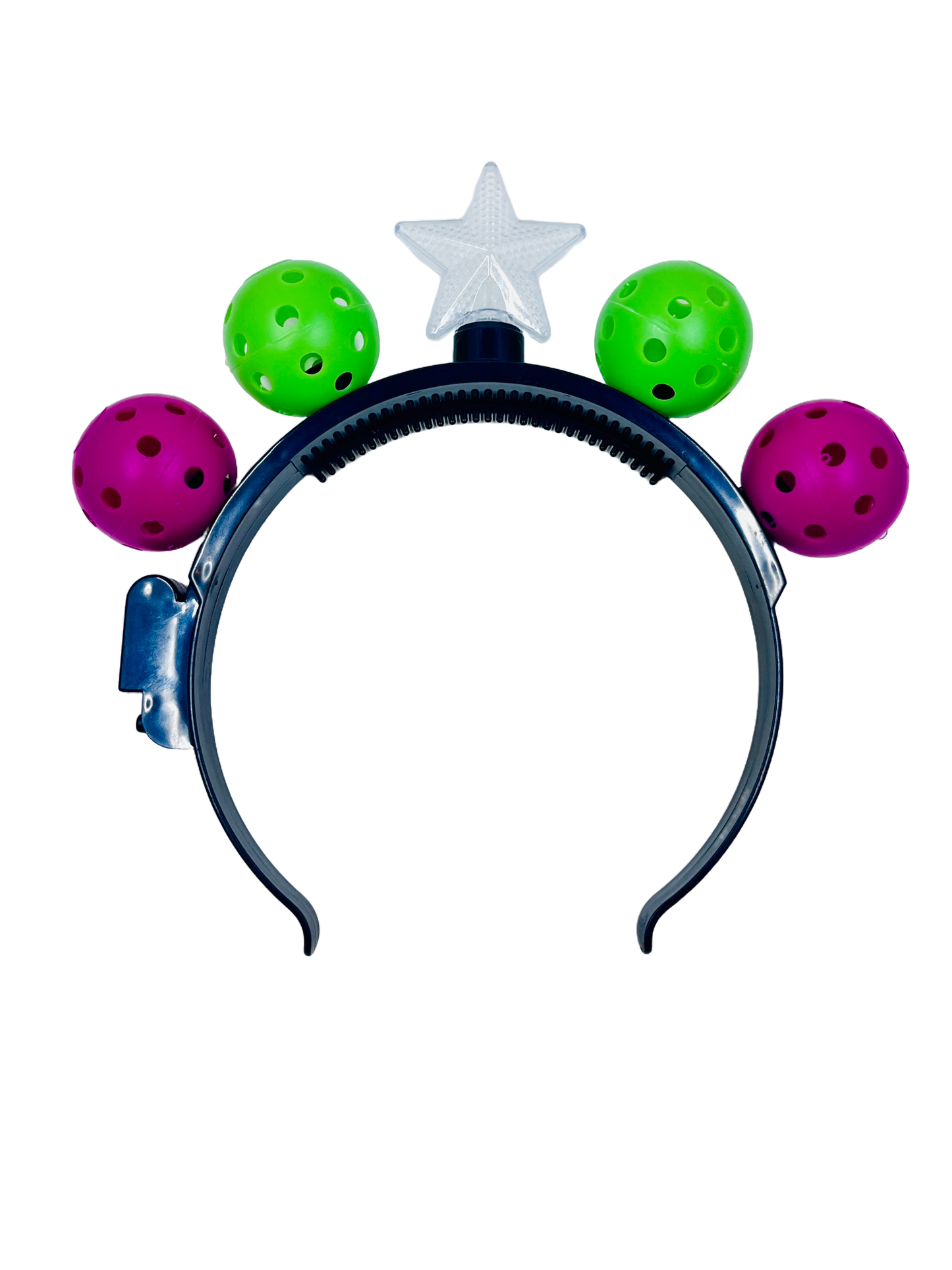 Mini Pickleball Star Headband With Flashing Lights | Fun Pickleball Gifts