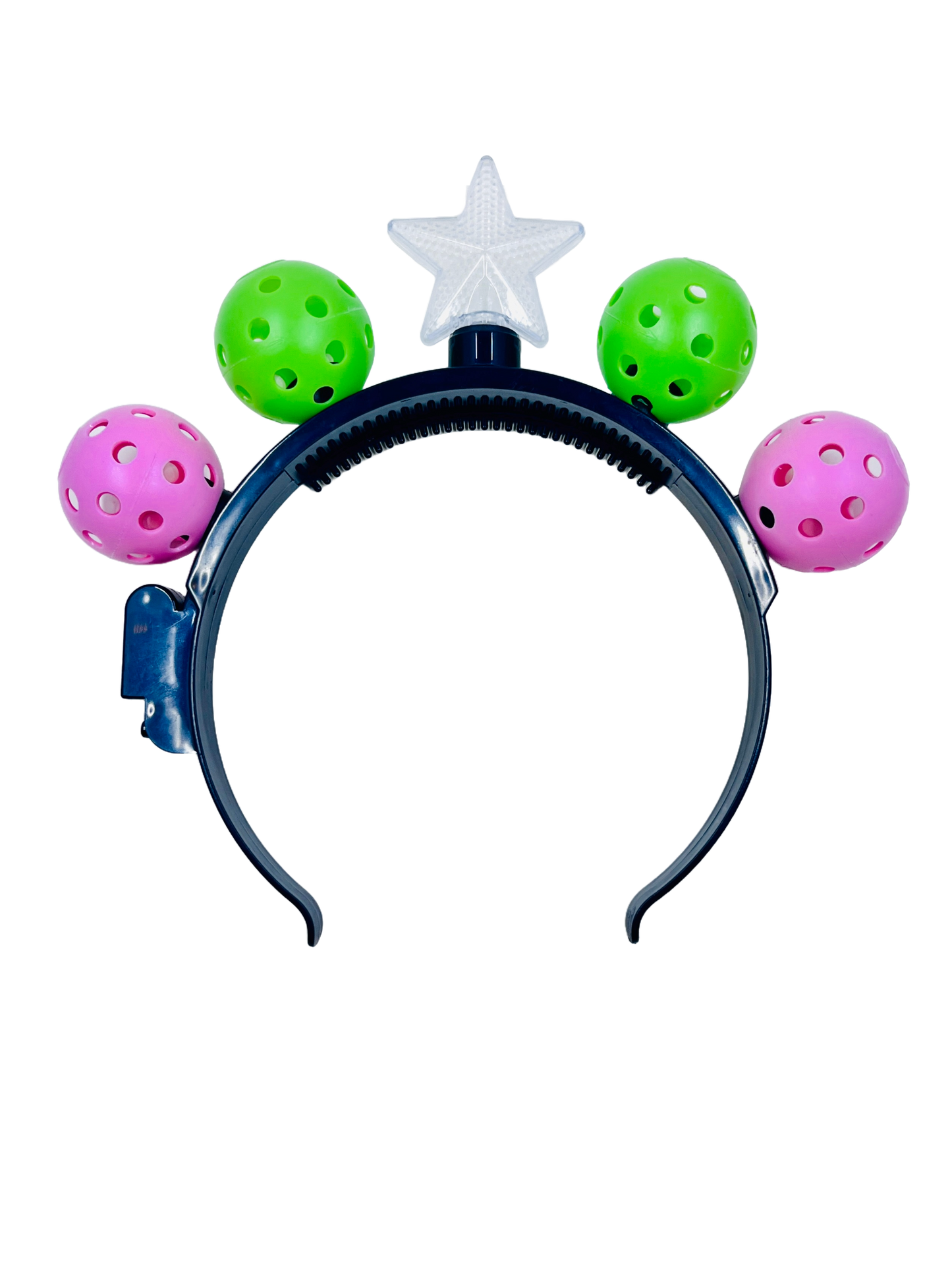 Mini Pickleball Star Headband With Flashing Lights | Fun Pickleball Gifts