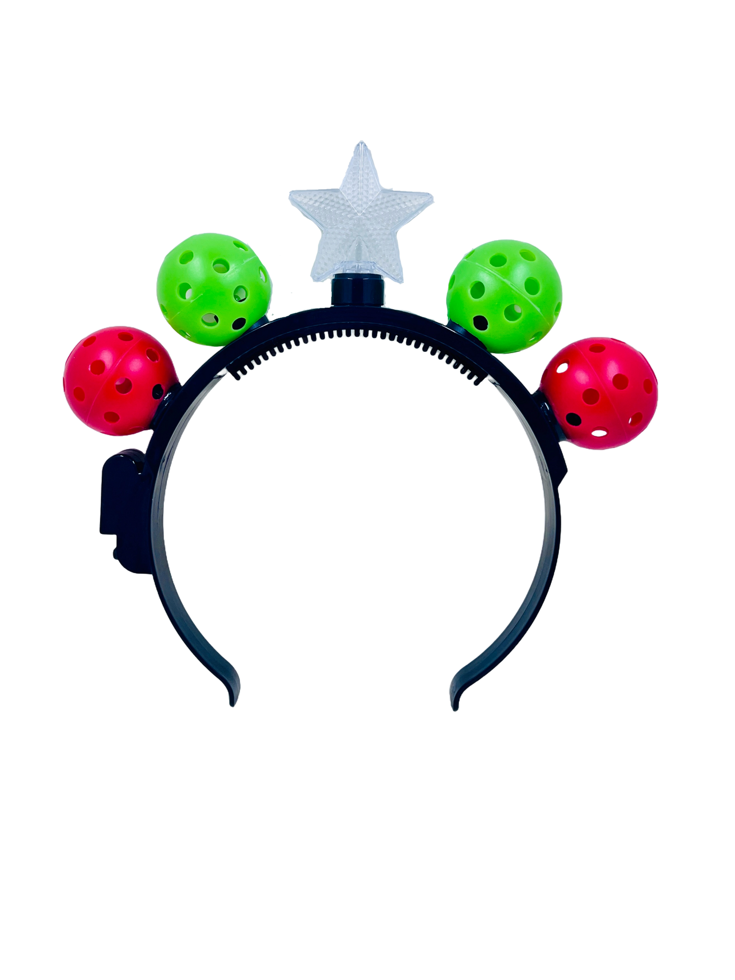 Mini Pickleball Star Headband With Flashing Lights | Fun Pickleball Gifts