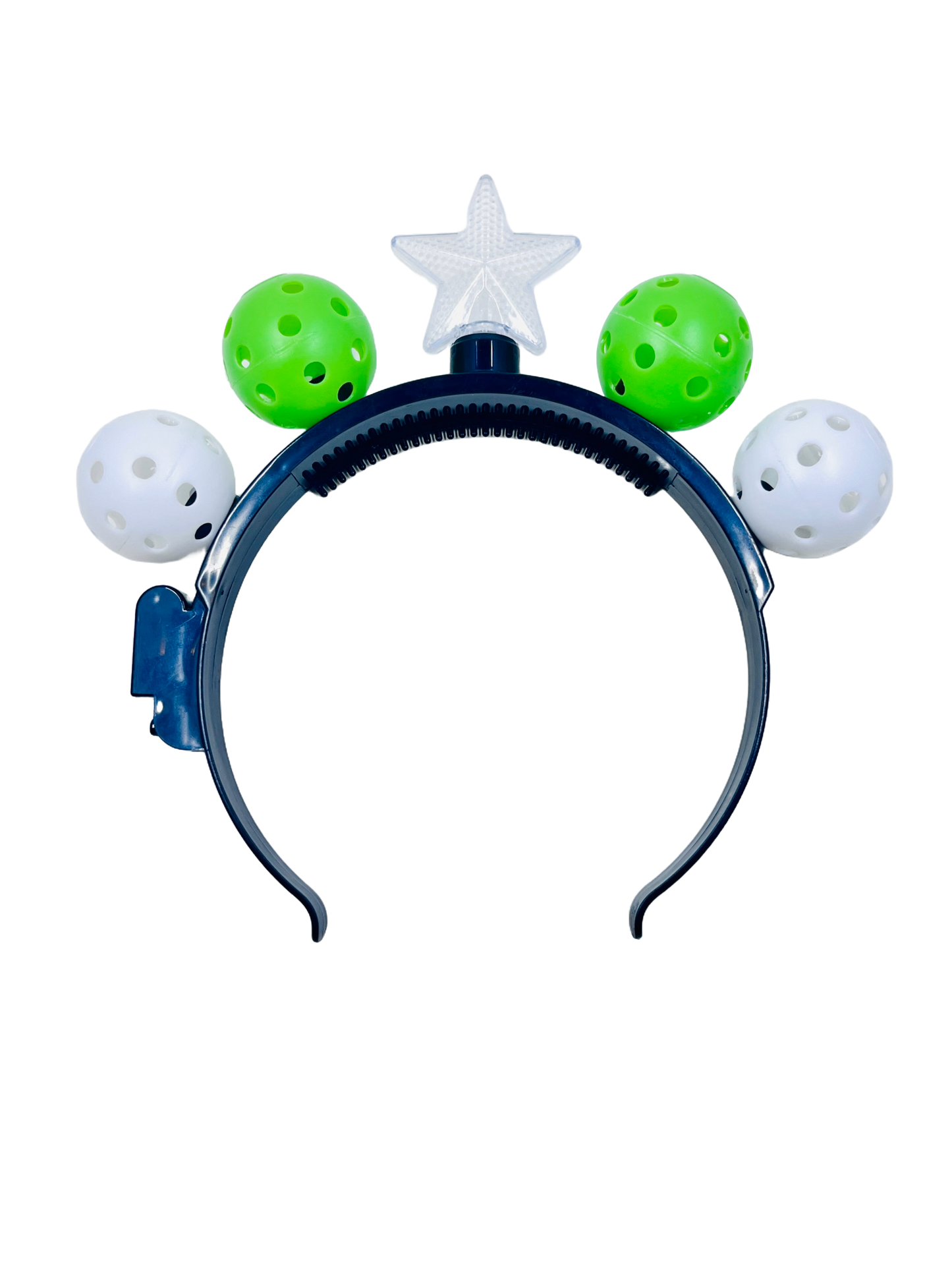 Mini Pickleball Star Headband With Flashing Lights | Fun Pickleball Gifts