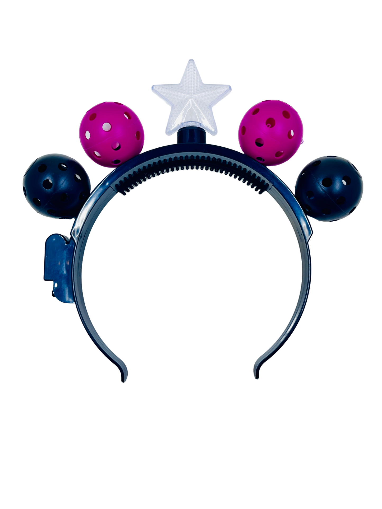 Mini Pickleball Star Headband With Flashing Lights | Fun Pickleball Gifts