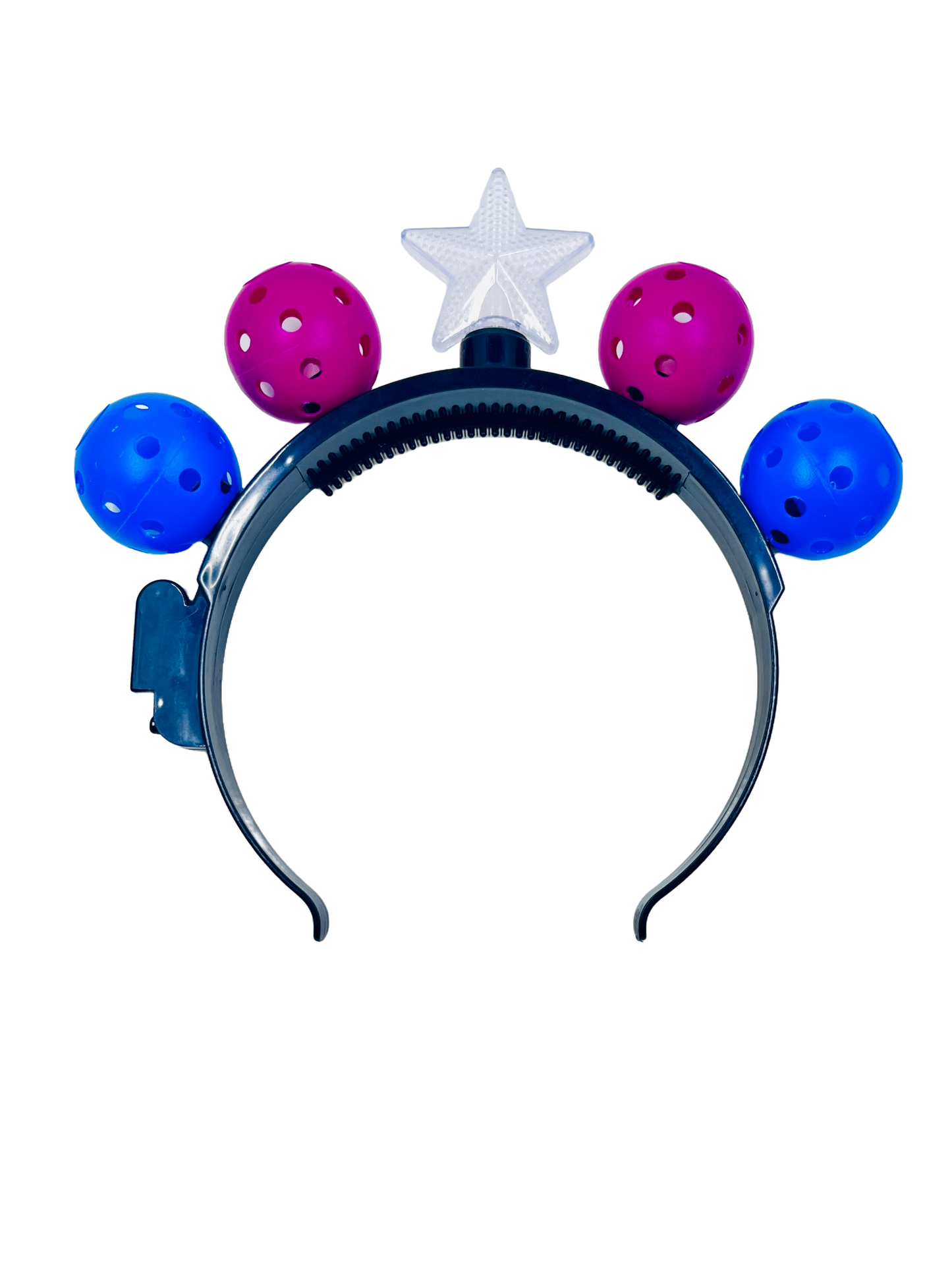 Mini Pickleball Star Headband With Flashing Lights | Fun Pickleball Gifts