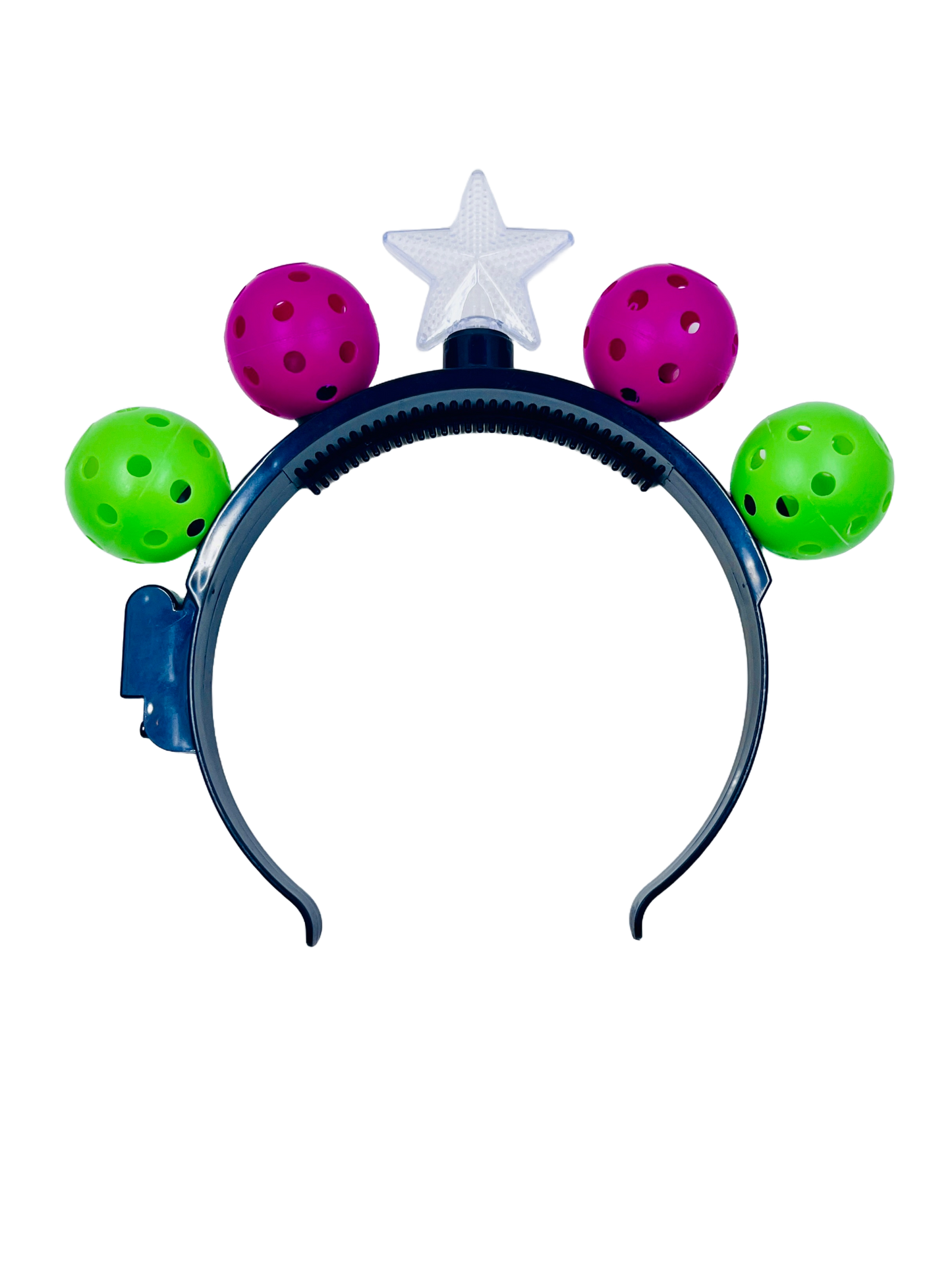 Mini Pickleball Star Headband With Flashing Lights | Fun Pickleball Gifts