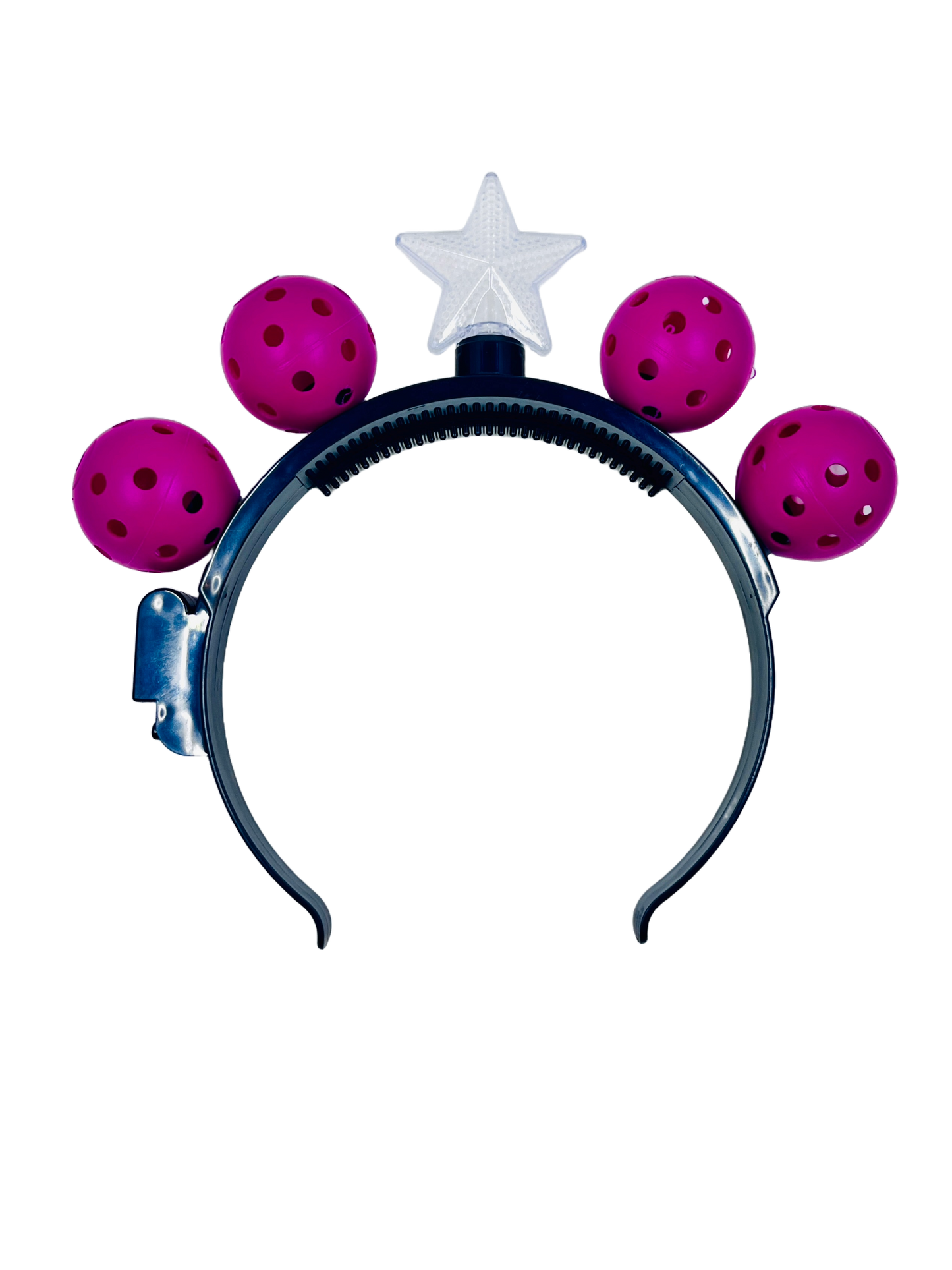 Mini Pickleball Star Headband With Flashing Lights | Fun Pickleball Gifts