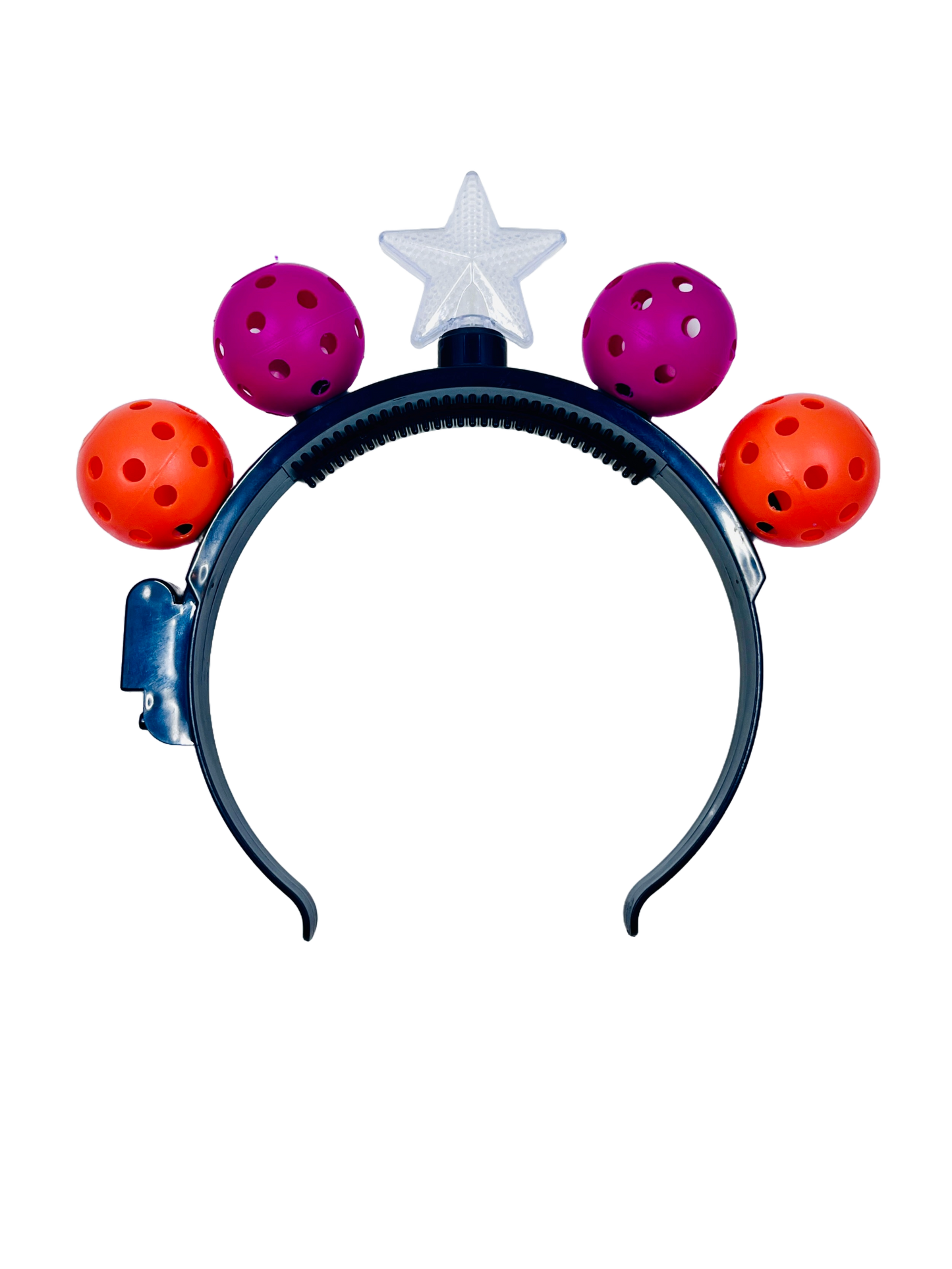 Mini Pickleball Star Headband With Flashing Lights | Fun Pickleball Gifts