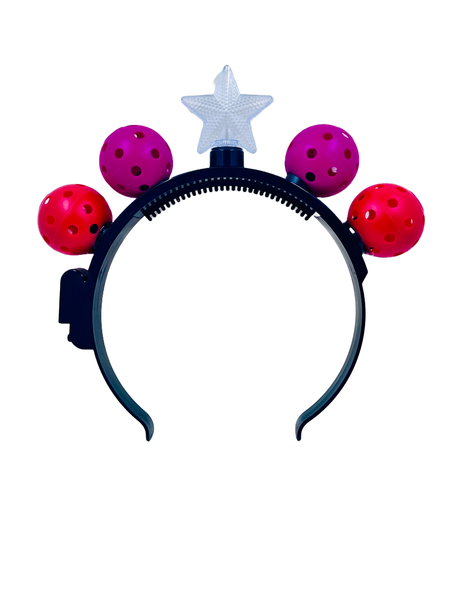 Mini Pickleball Star Headband With Flashing Lights | Fun Pickleball Gifts