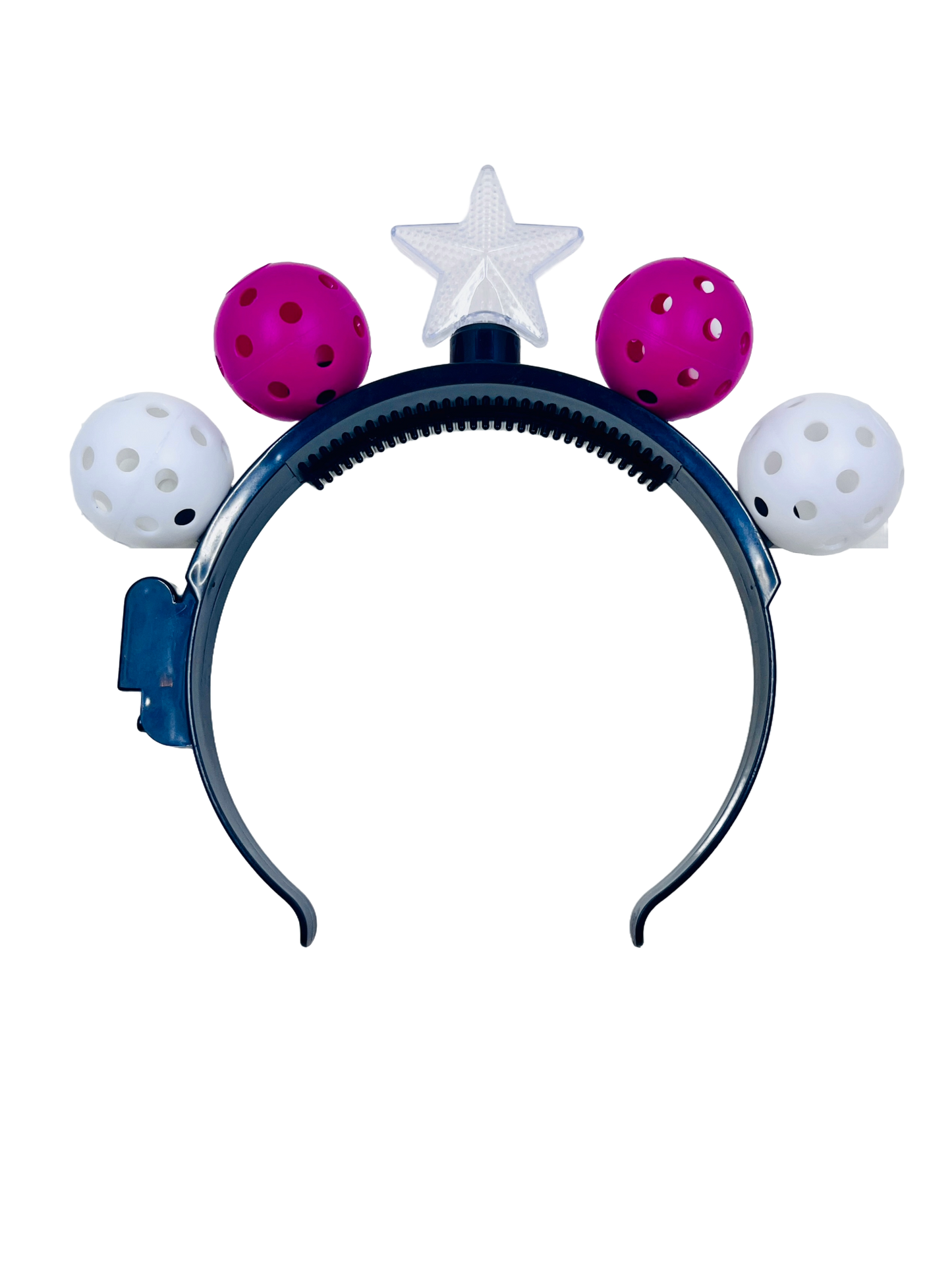 Mini Pickleball Star Headband With Flashing Lights | Fun Pickleball Gifts