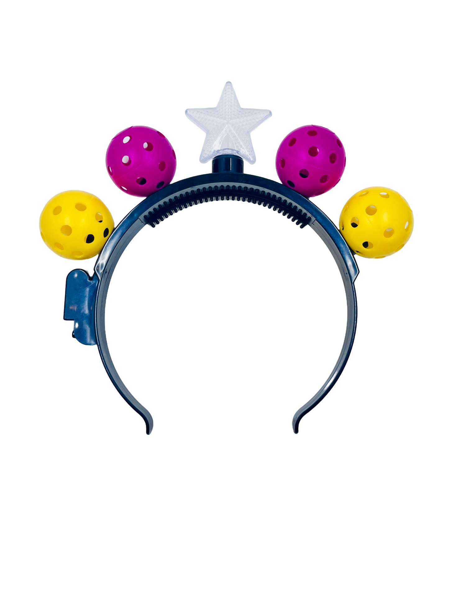 Mini Pickleball Star Headband With Flashing Lights | Fun Pickleball Gifts