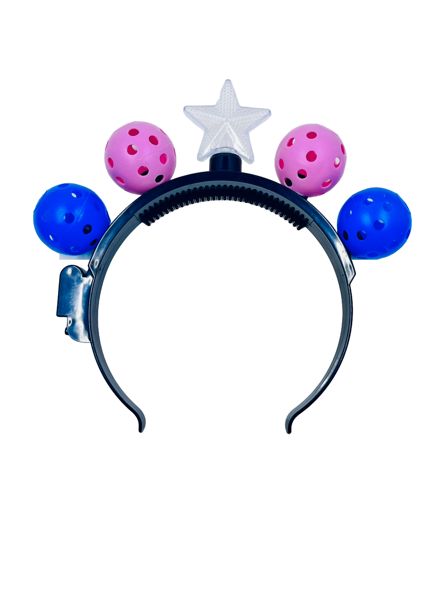 Mini Pickleball Star Headband With Flashing Lights | Fun Pickleball Gifts