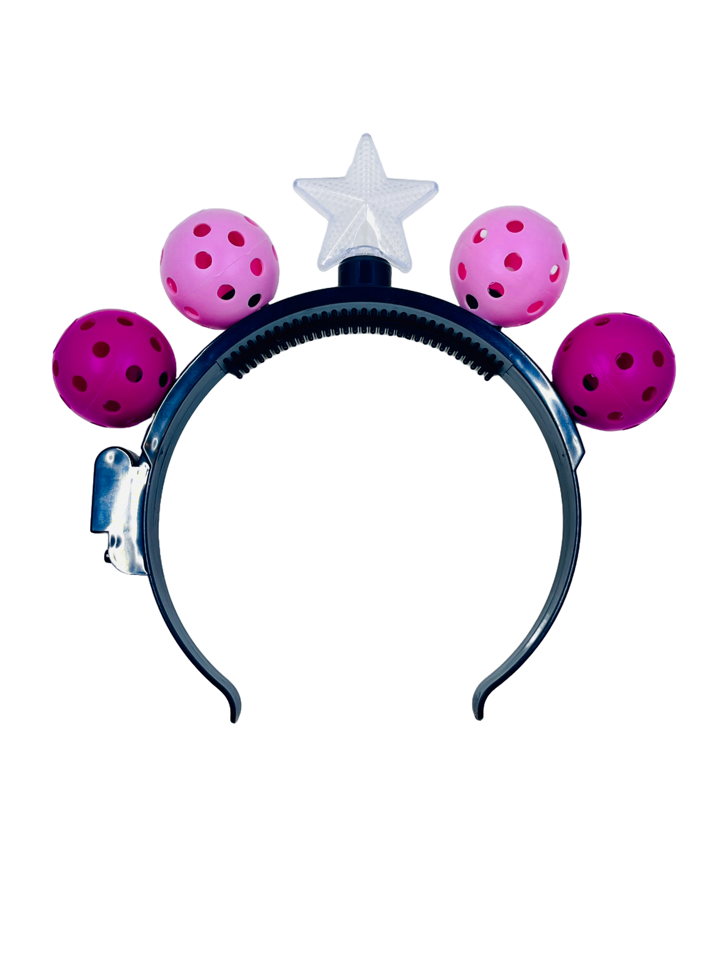 Mini Pickleball Star Headband With Flashing Lights | Fun Pickleball Gifts