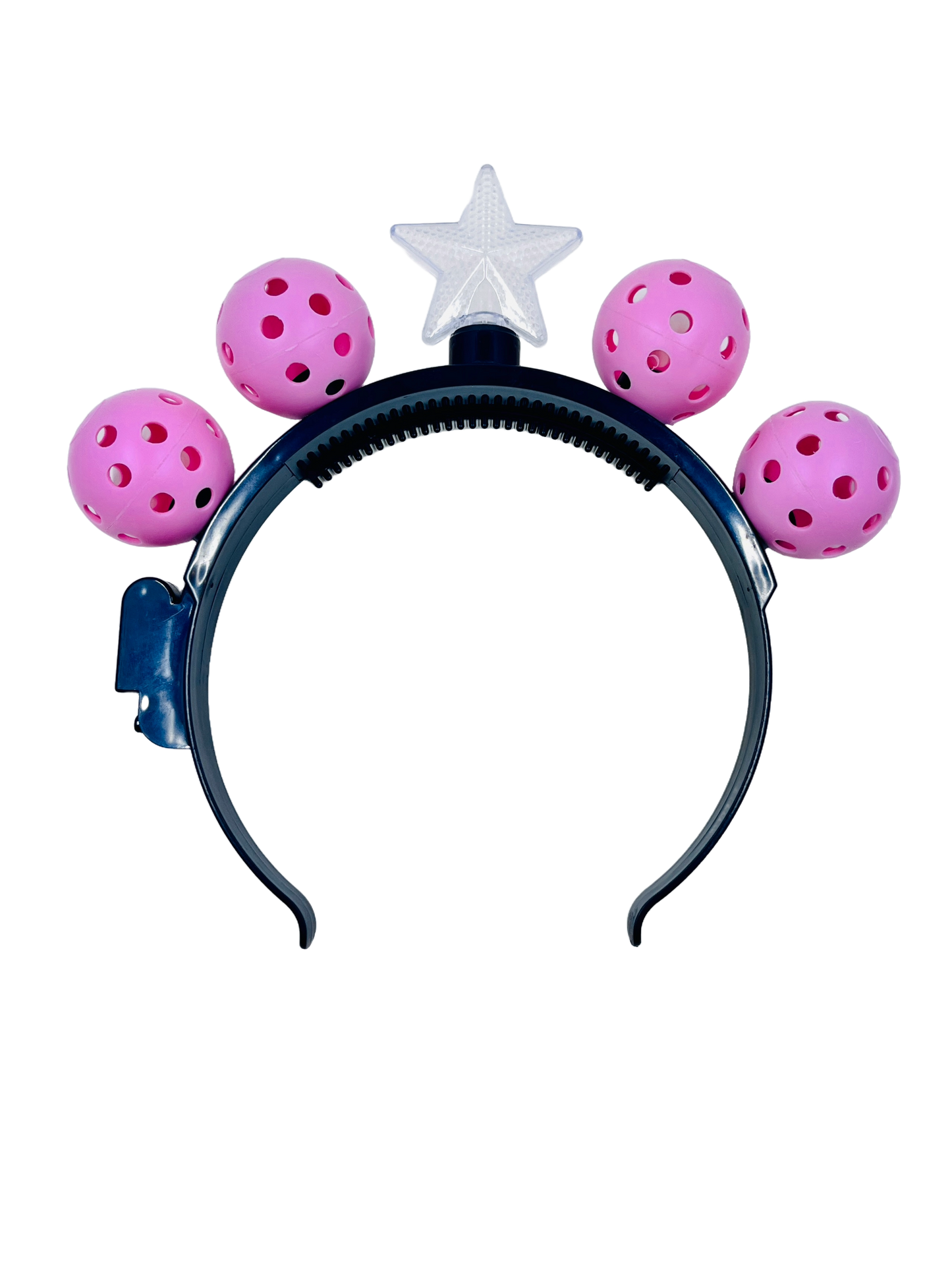 Mini Pickleball Star Headband With Flashing Lights | Fun Pickleball Gifts