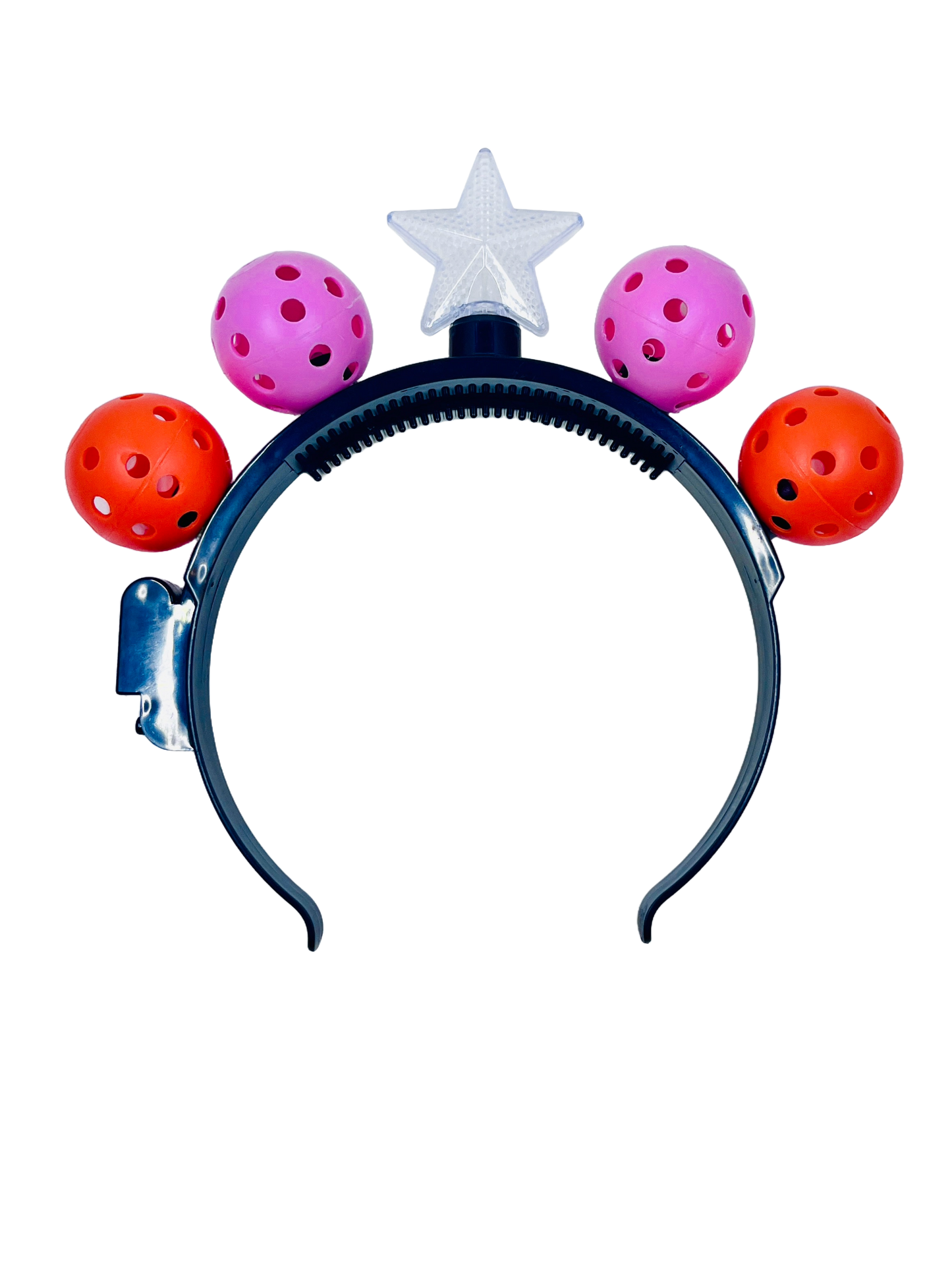 Mini Pickleball Star Headband With Flashing Lights | Fun Pickleball Gifts