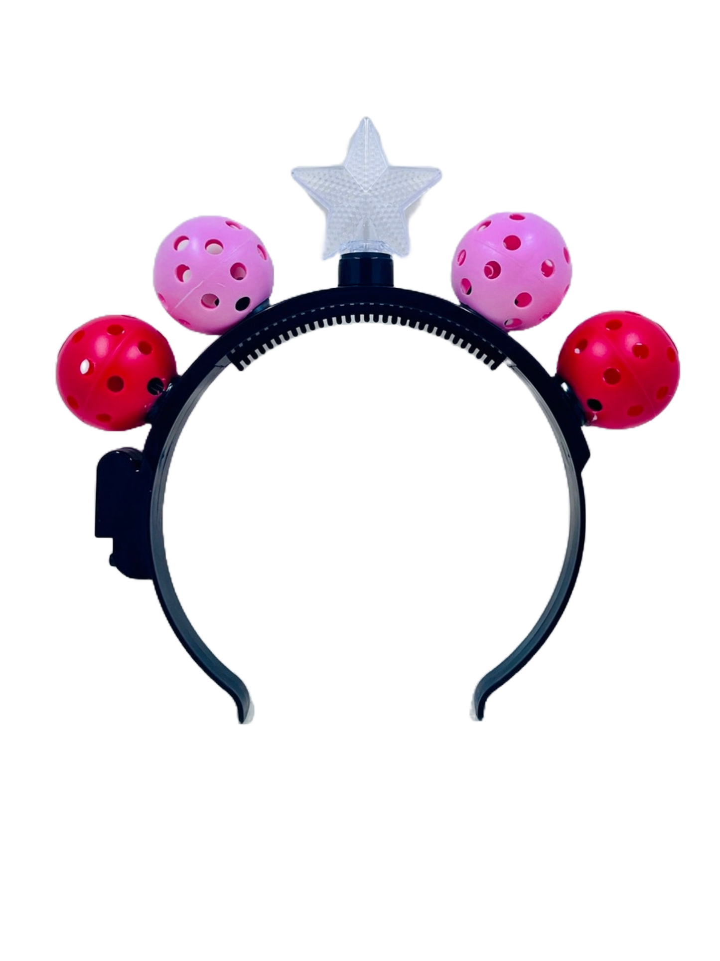 Mini Pickleball Star Headband With Flashing Lights | Fun Pickleball Gifts