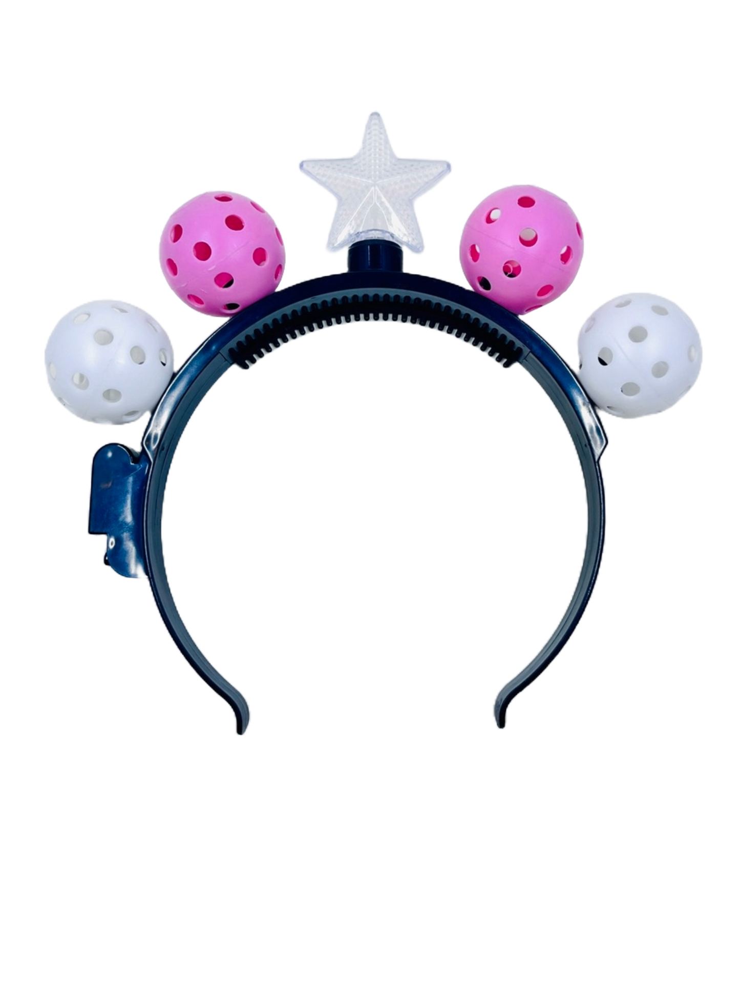 Mini Pickleball Star Headband With Flashing Lights | Fun Pickleball Gifts