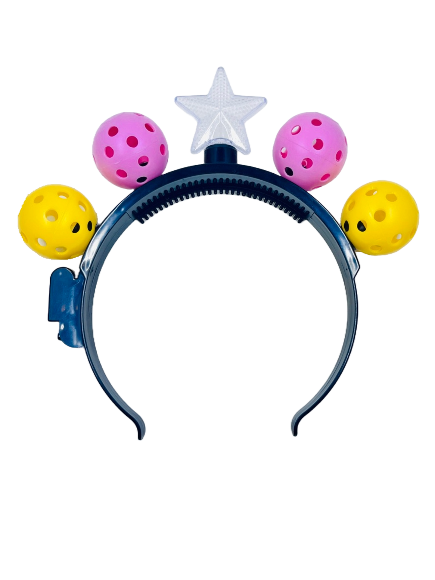 Mini Pickleball Star Headband With Flashing Lights | Fun Pickleball Gifts