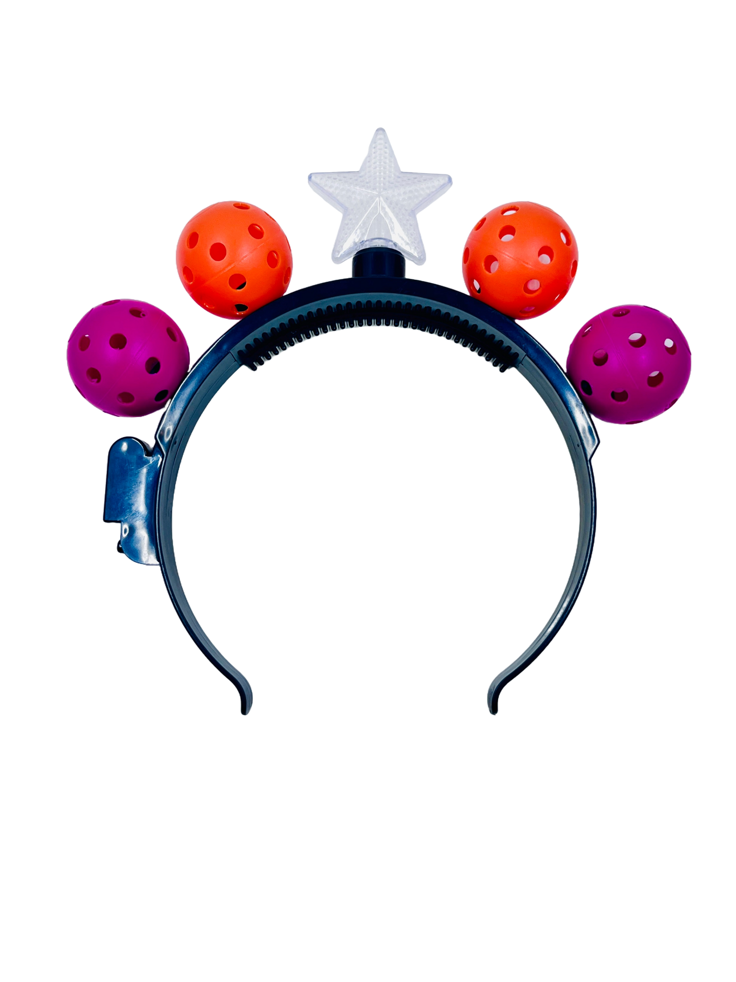 Mini Pickleball Star Headband With Flashing Lights | Fun Pickleball Gifts