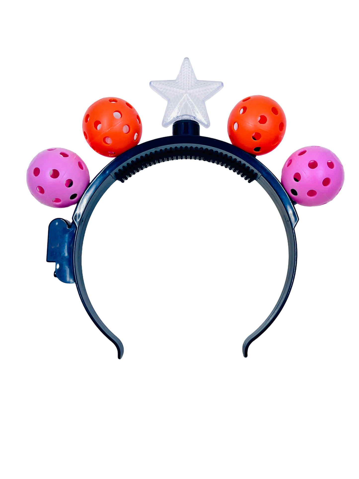 Mini Pickleball Star Headband With Flashing Lights | Fun Pickleball Gifts