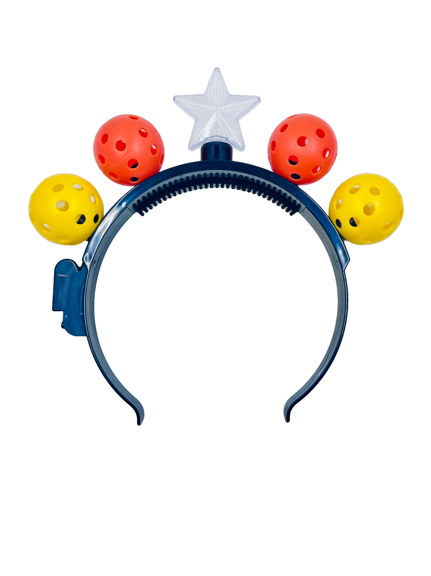 Mini Pickleball Star Headband With Flashing Lights | Fun Pickleball Gifts