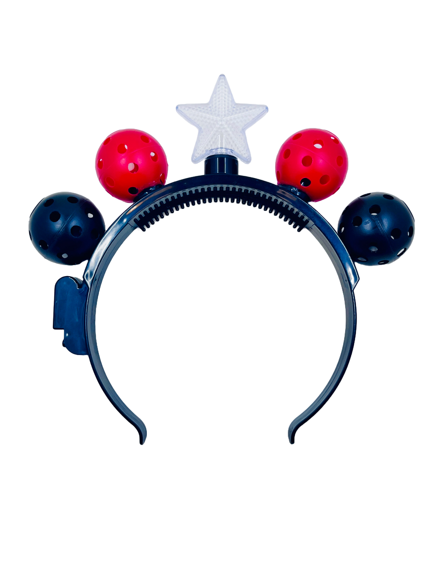 Mini Pickleball Star Headband With Flashing Lights | Fun Pickleball Gifts