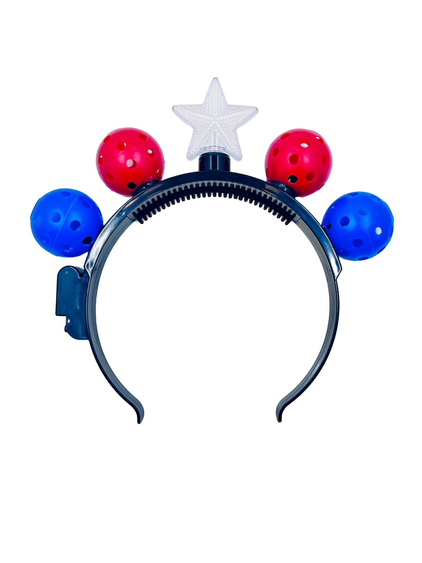 Mini Pickleball Star Headband With Flashing Lights | Fun Pickleball Gifts