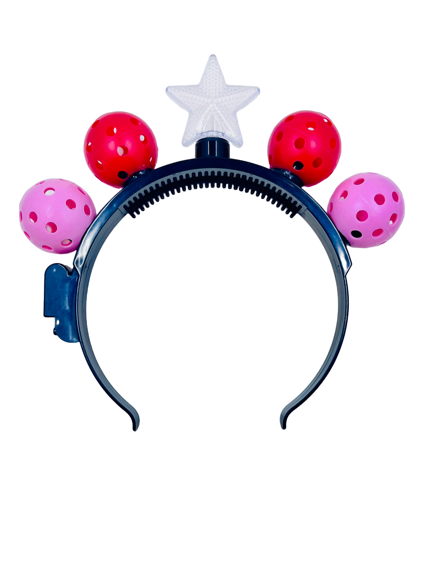 Mini Pickleball Star Headband With Flashing Lights | Fun Pickleball Gifts