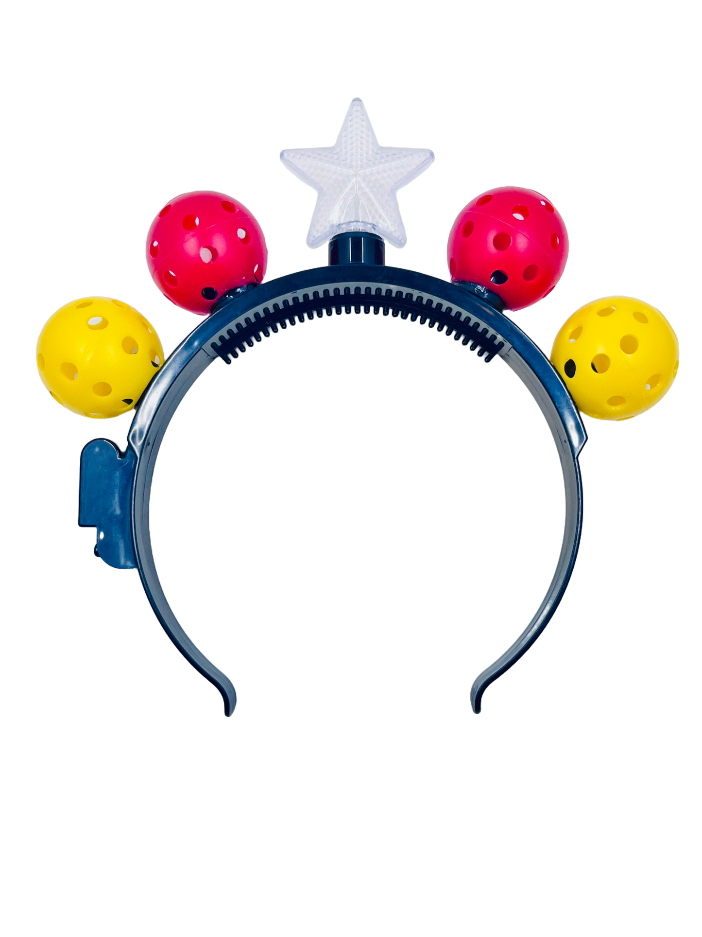 Mini Pickleball Star Headband With Flashing Lights | Fun Pickleball Gifts