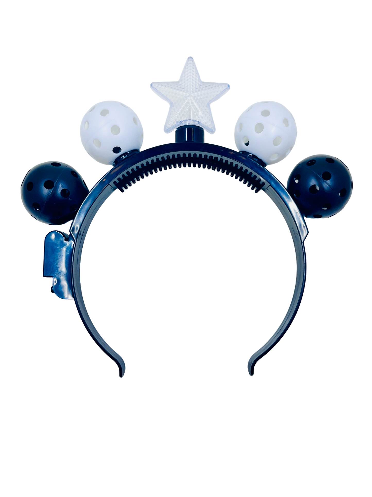 Mini Pickleball Star Headband With Flashing Lights | Fun Pickleball Gifts