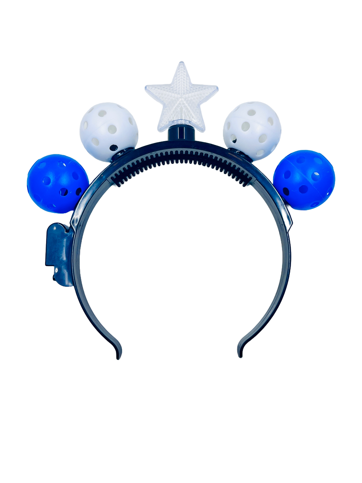 Mini Pickleball Star Headband With Flashing Lights | Fun Pickleball Gifts