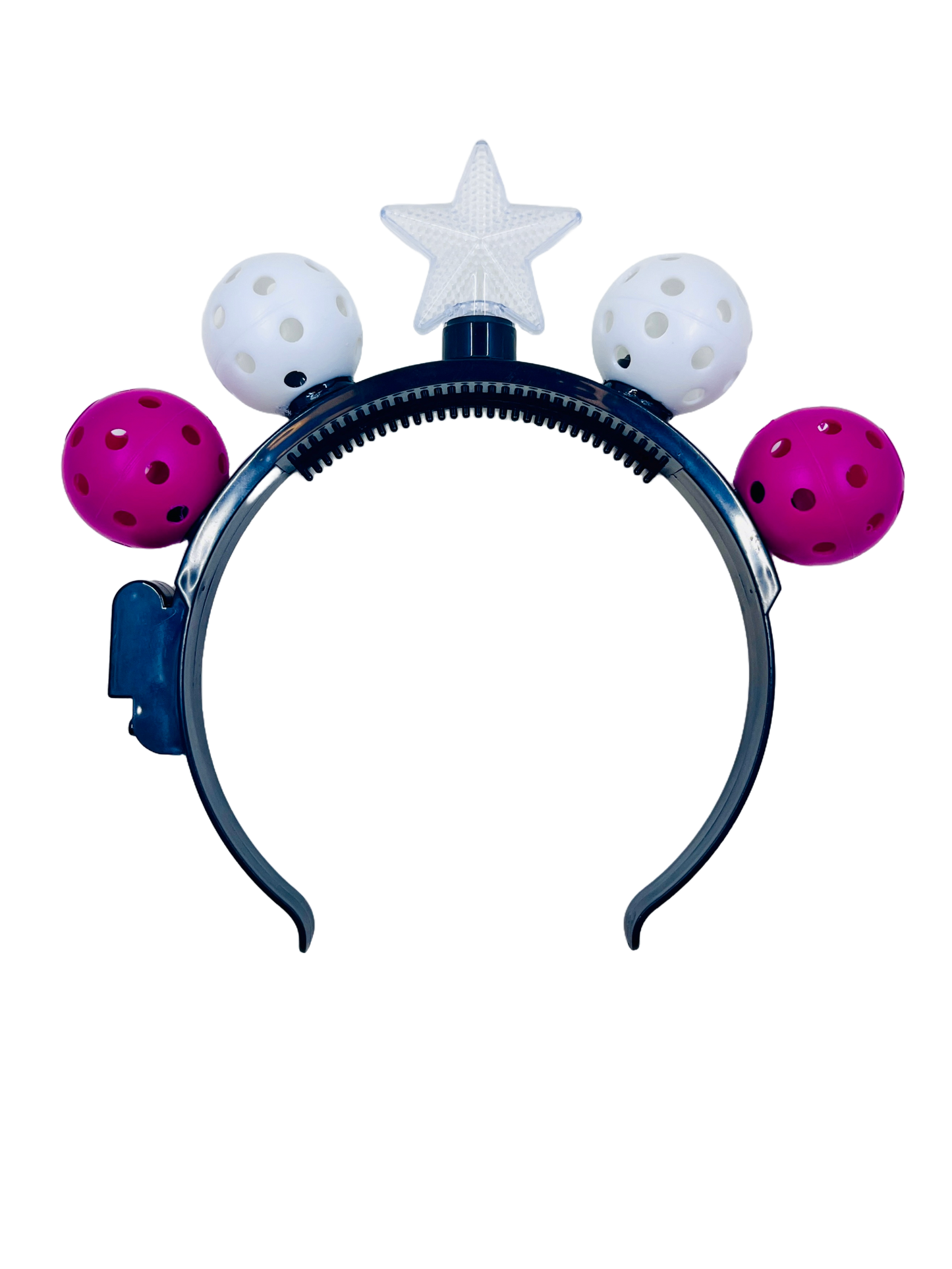 Mini Pickleball Star Headband With Flashing Lights | Fun Pickleball Gifts